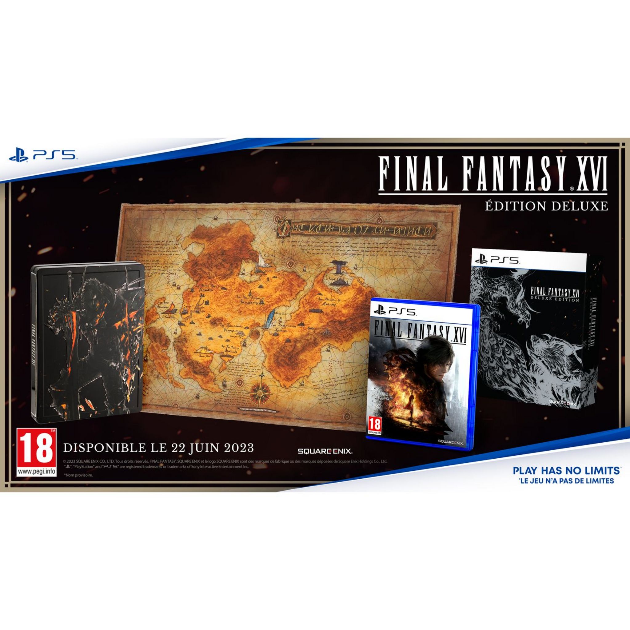 Voir la diapositive 6 : Final Fantasy XVI Deluxe Edition PS5