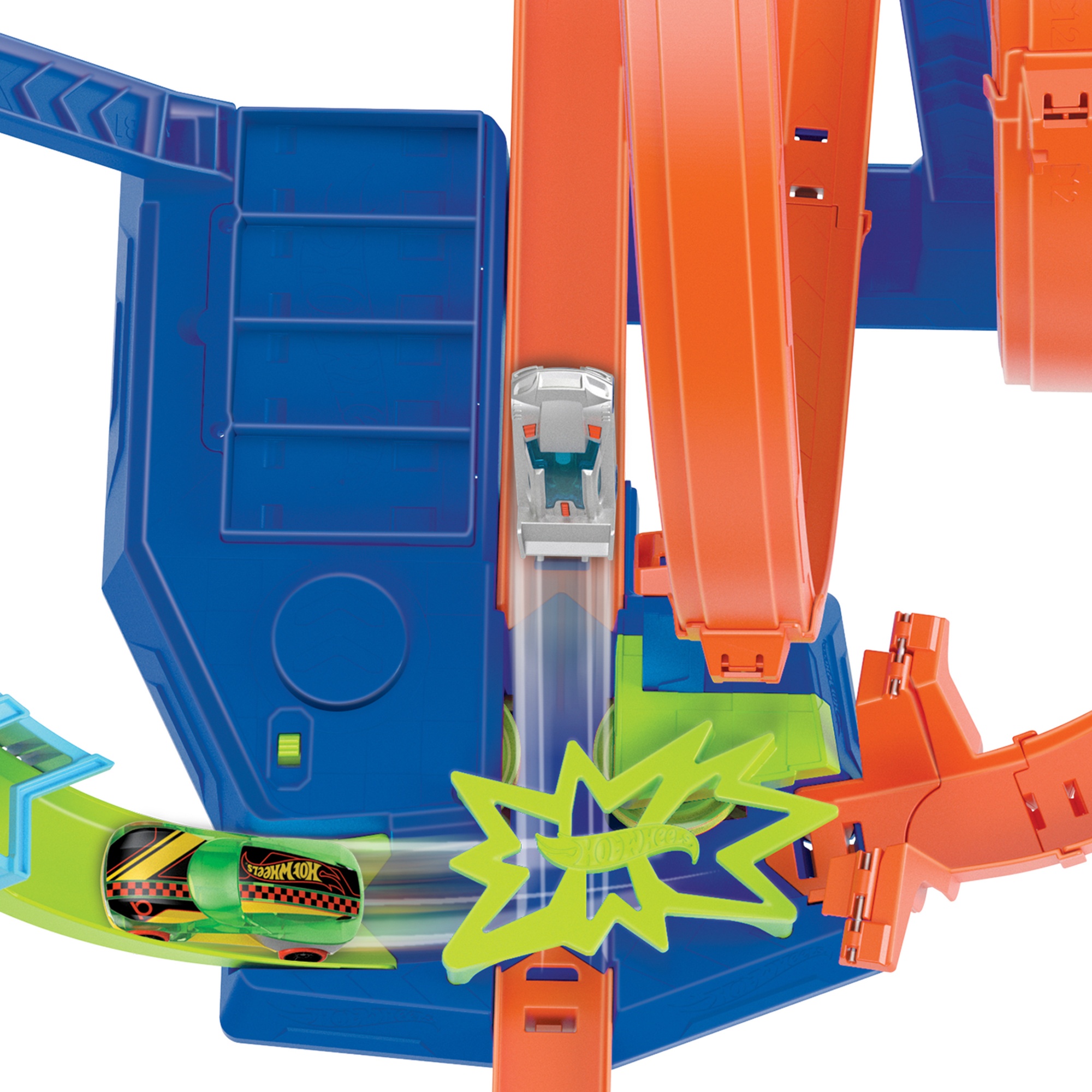 Voir la diapositive 3 : MATTEL Coffret Looping Multicrash - Hot wheels