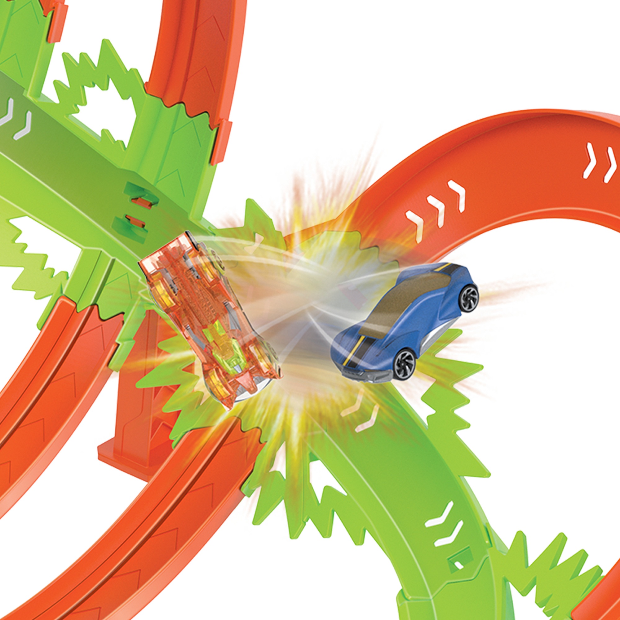 Voir la diapositive 4 : MATTEL Coffret Looping Multicrash - Hot wheels