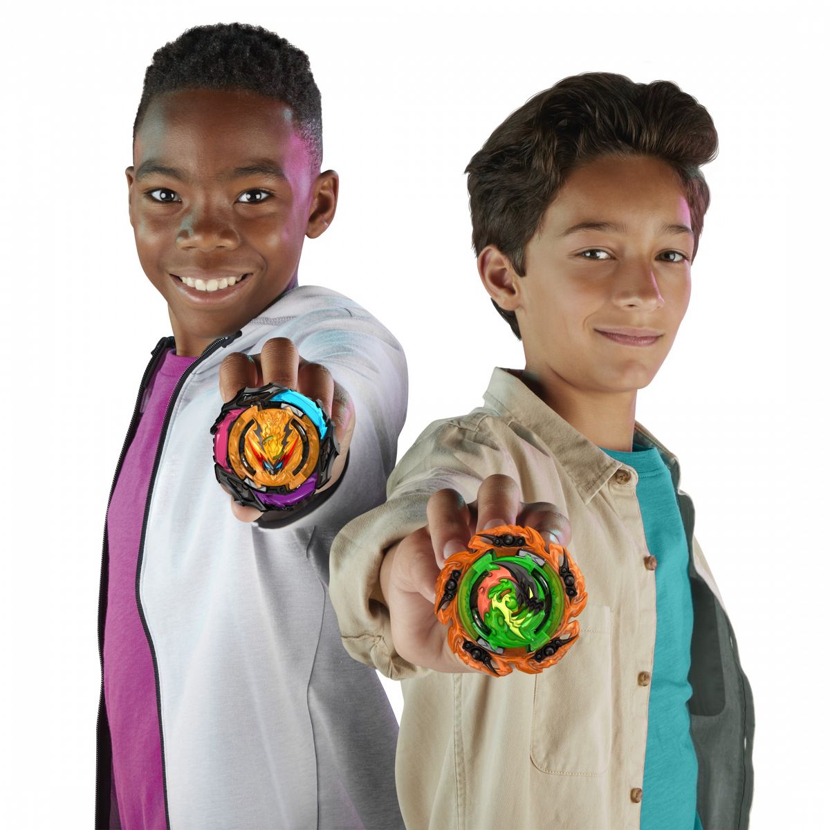 HASBRO Set de combat Light Ignite Beyblade Burst QuadStrike