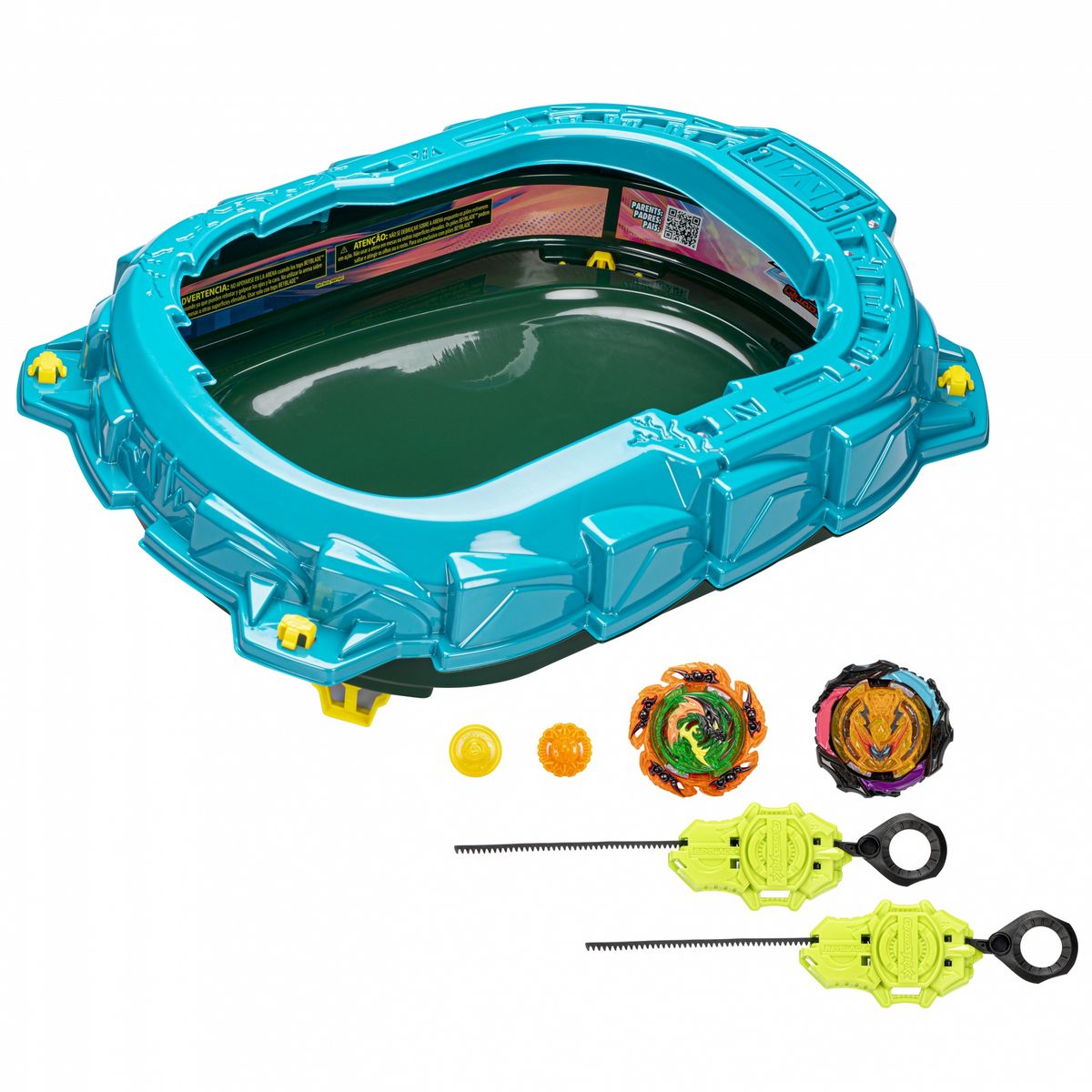 HASBRO Set de combat Light Ignite Beyblade Burst QuadStrike