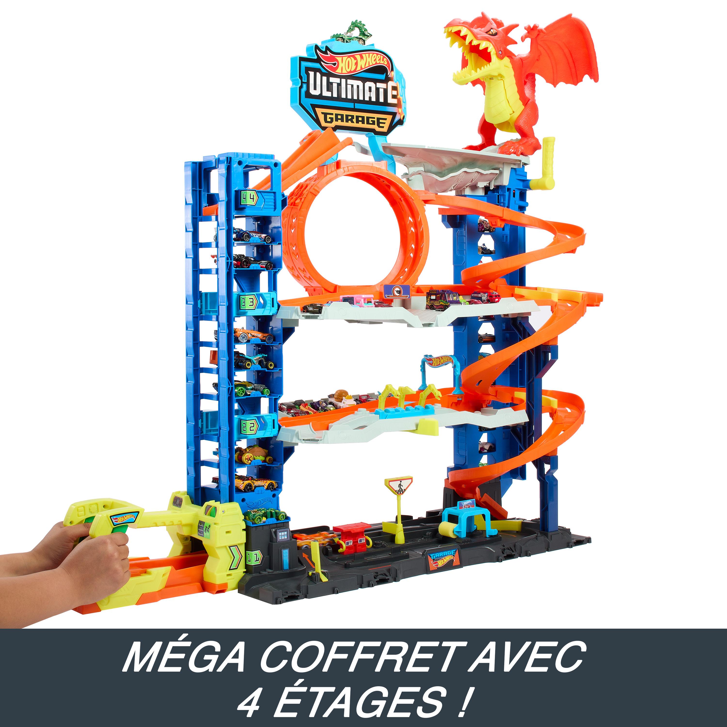 Voir la diapositive 5 : MATTEL Hot Wheels City - Super Garage Ultime - Coffret avec 2 voitures incluses