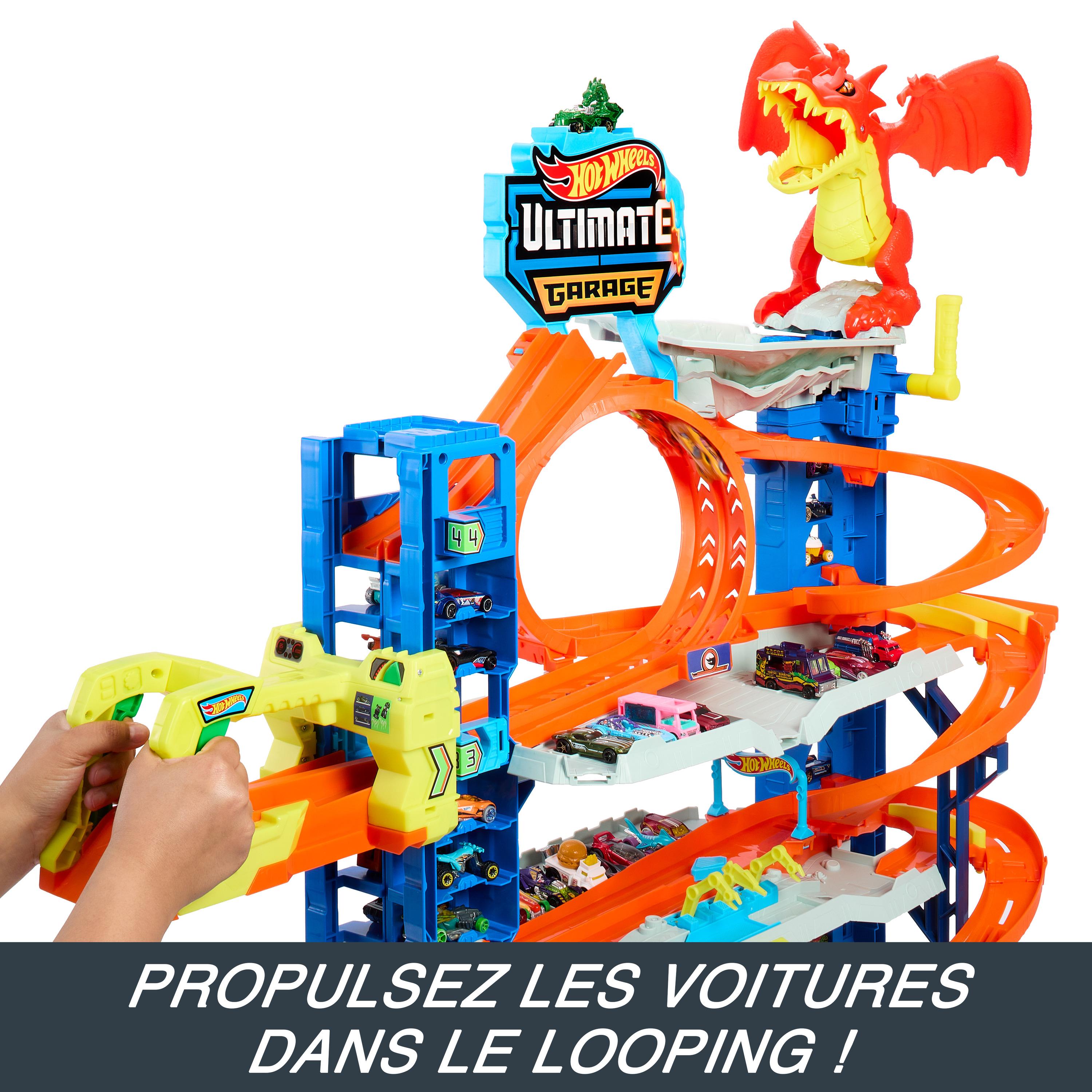 Voir la diapositive 7 : MATTEL Hot Wheels City - Super Garage Ultime - Coffret avec 2 voitures incluses
