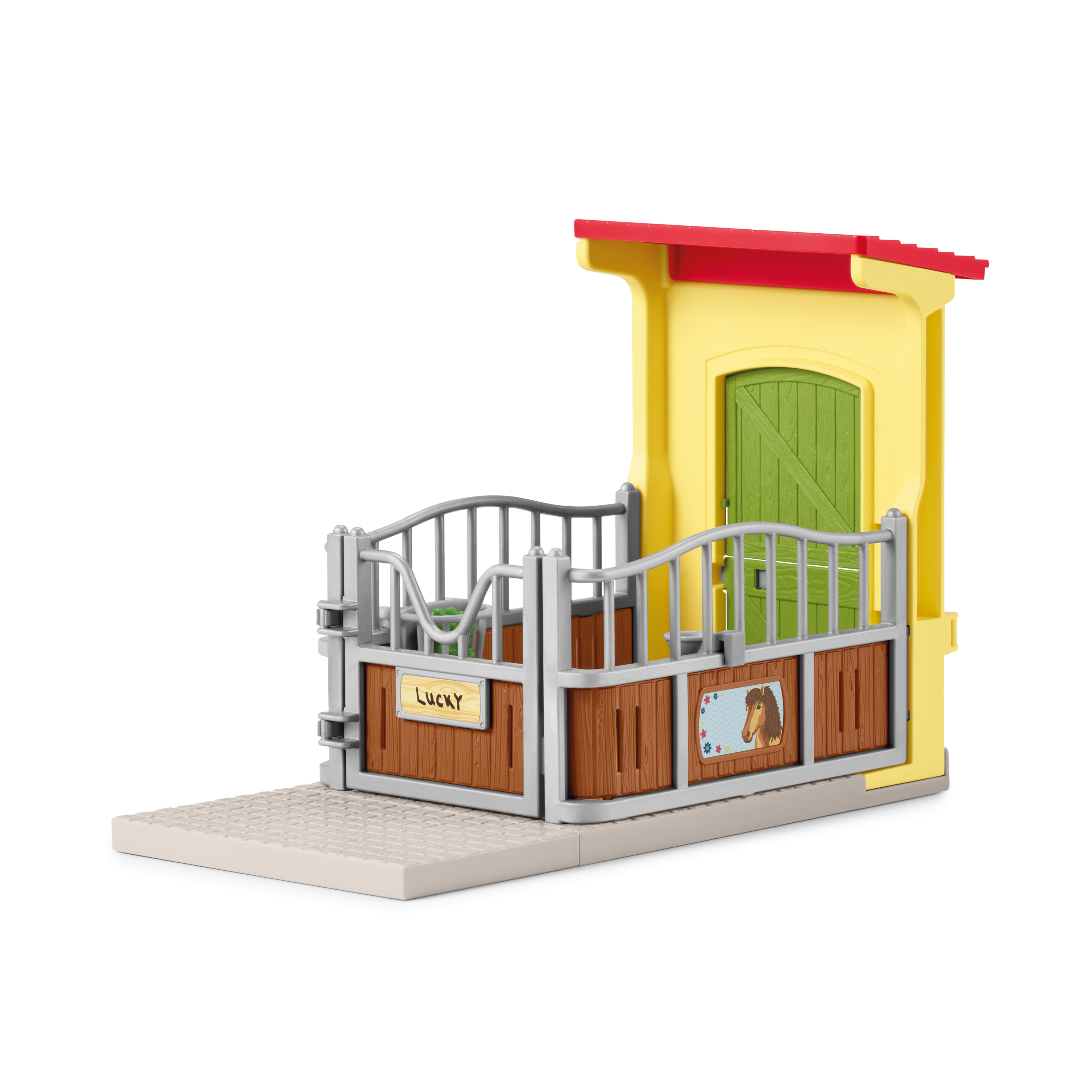 Voir la diapositive 3 : SCHLEICH Figurine Box Poney Islandais Extension Ferme