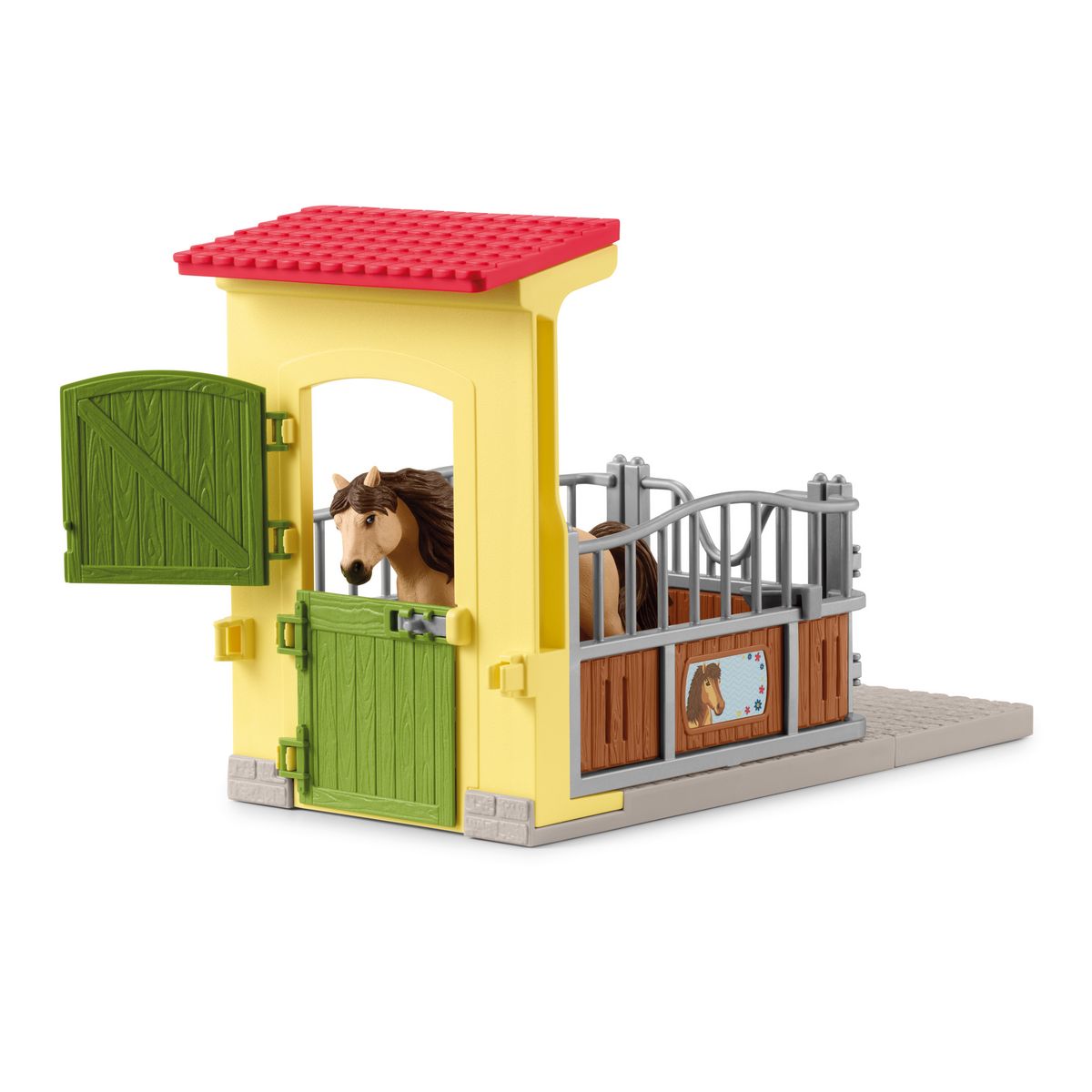 SCHLEICH Figurine Box Poney Islandais Extension Ferme