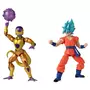 BANDAI Figurine Golden Freezer VS Super Saiyan Blue Goku Dragon Stars 17 cm Dragon Ball Super