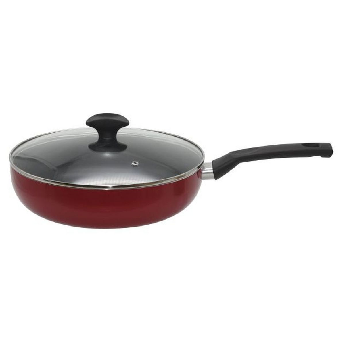 ACTUEL Sauteuse Aluminium 28 cm - Rouge