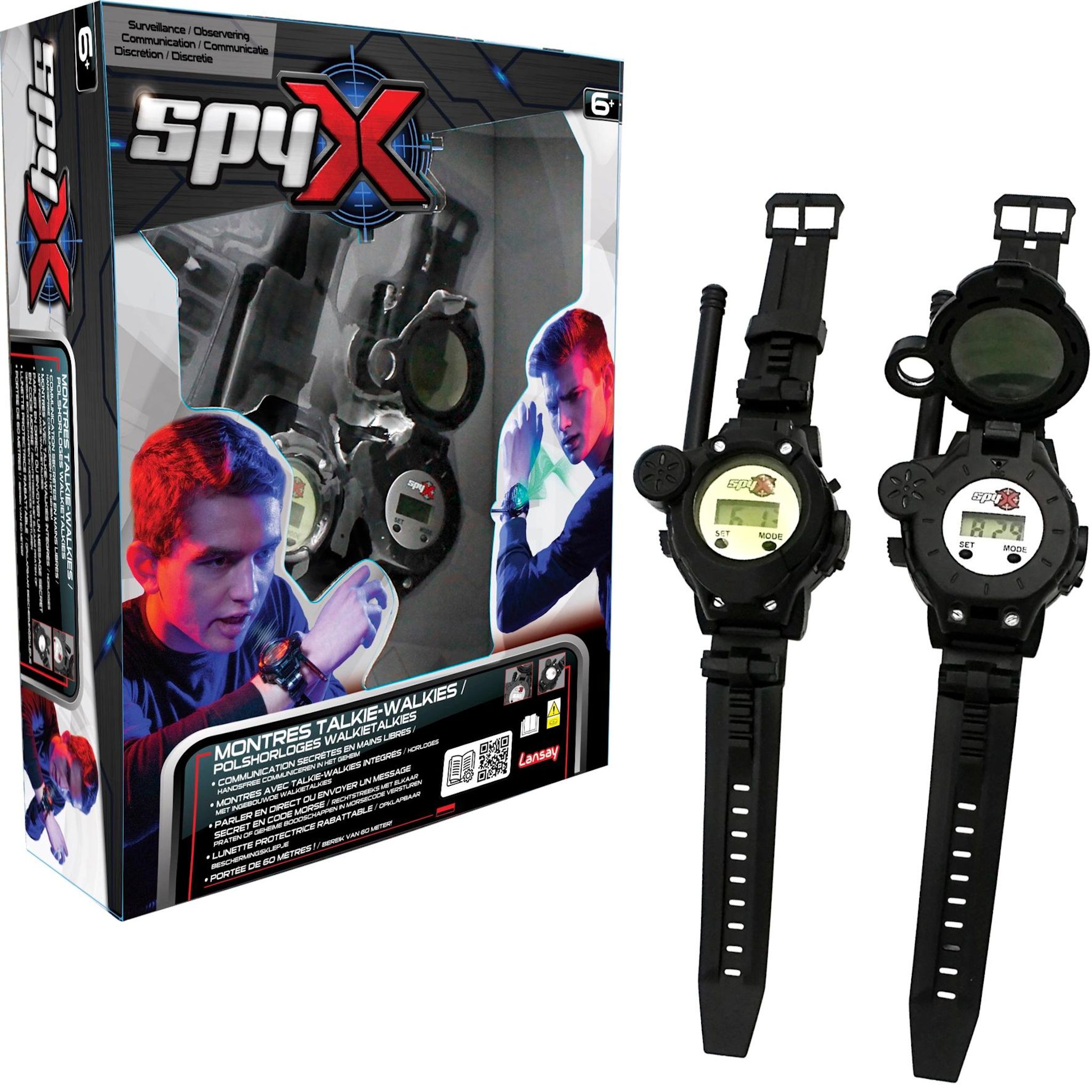 Voir la diapositive 4 : LANSAY Montres Talkie Walkies SPY x2