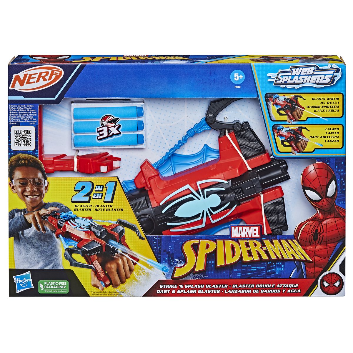 HASBRO Lance projectile 2 en 1 Spiderman