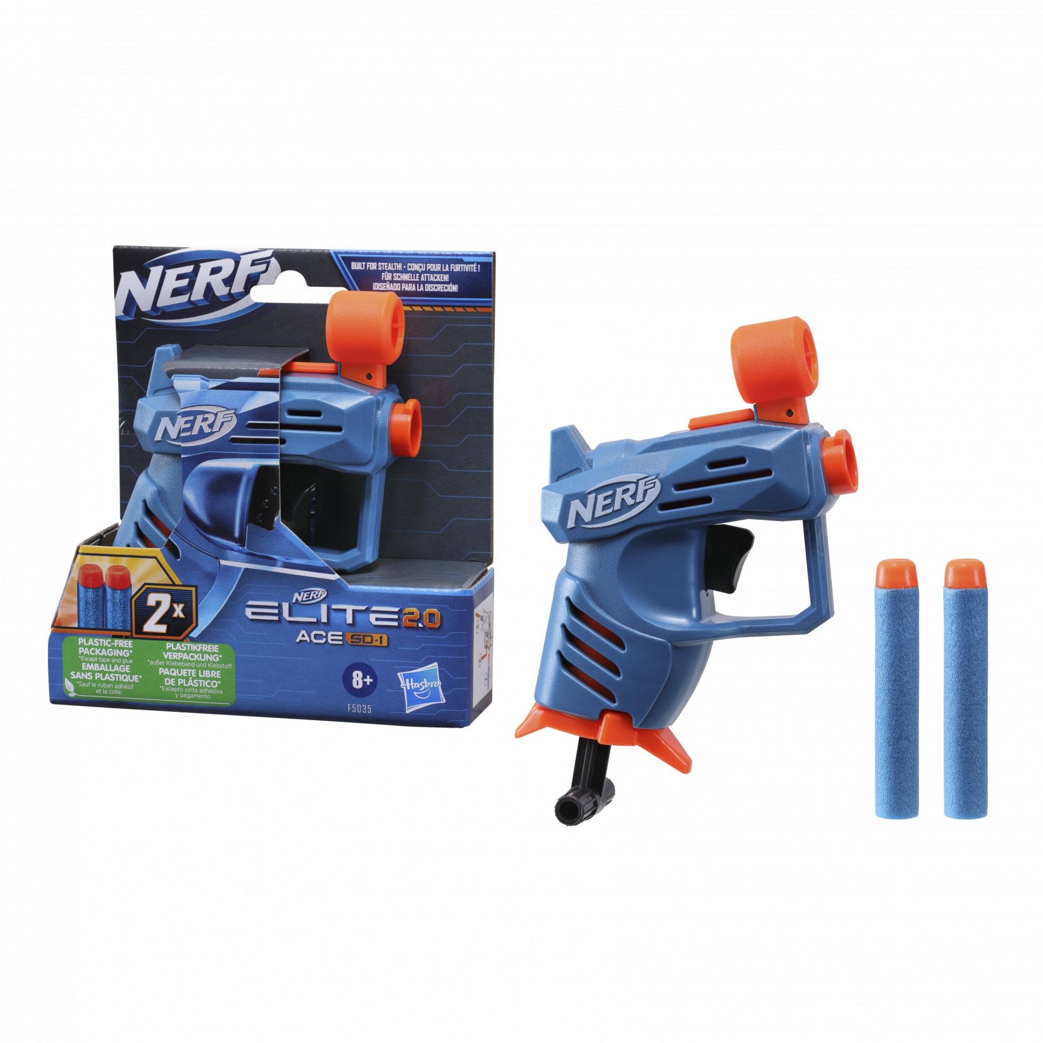 Voir la diapositive 3 : HASBRO Pistolet Nerf Elite 2.0