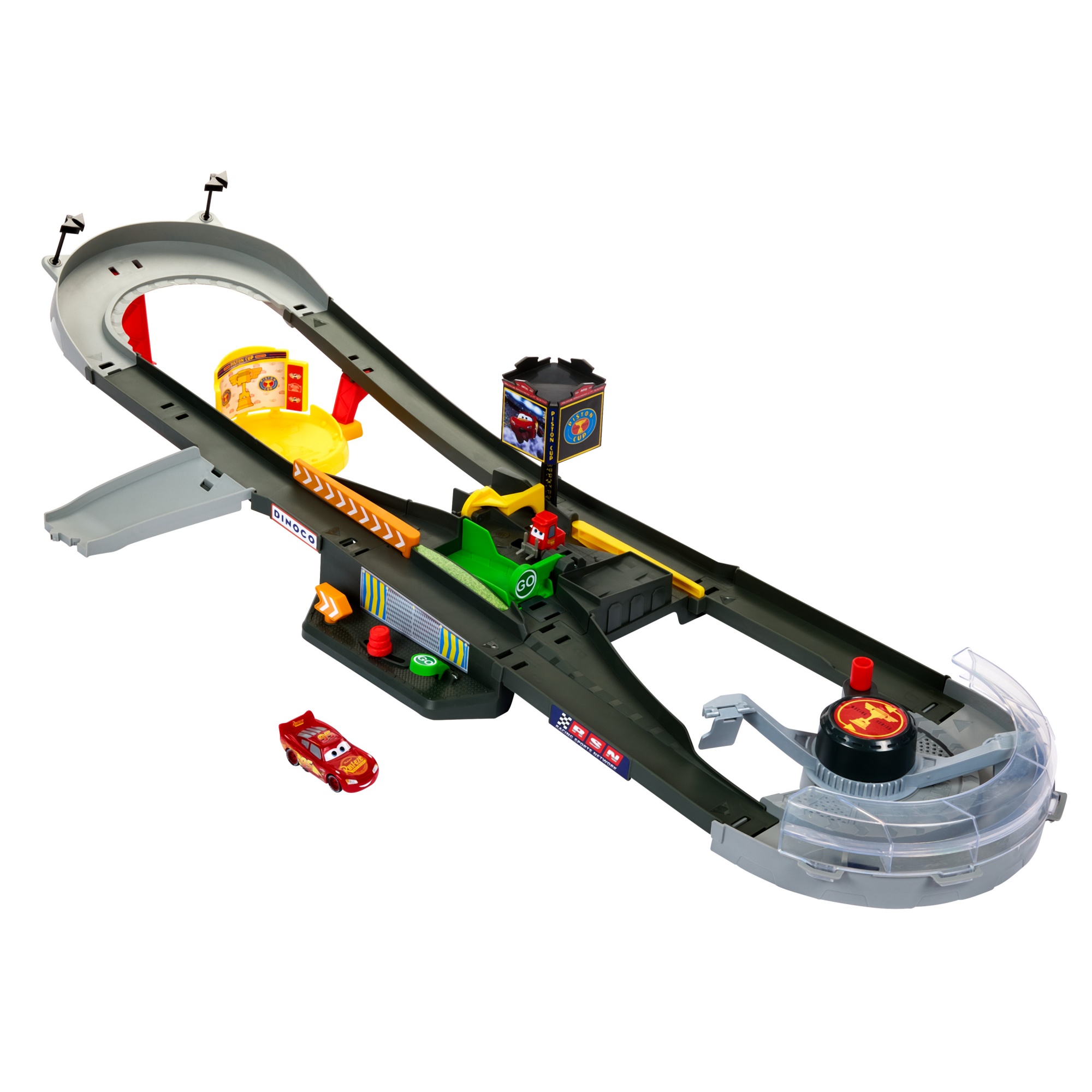 Voir la diapositive 8 : MATTEL Circuit de course Piston Cup