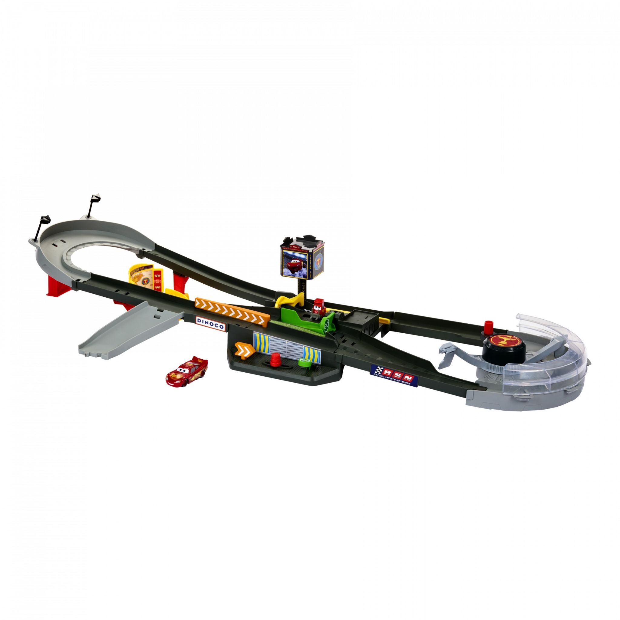 Voir la diapositive 10 : MATTEL Circuit de course Piston Cup