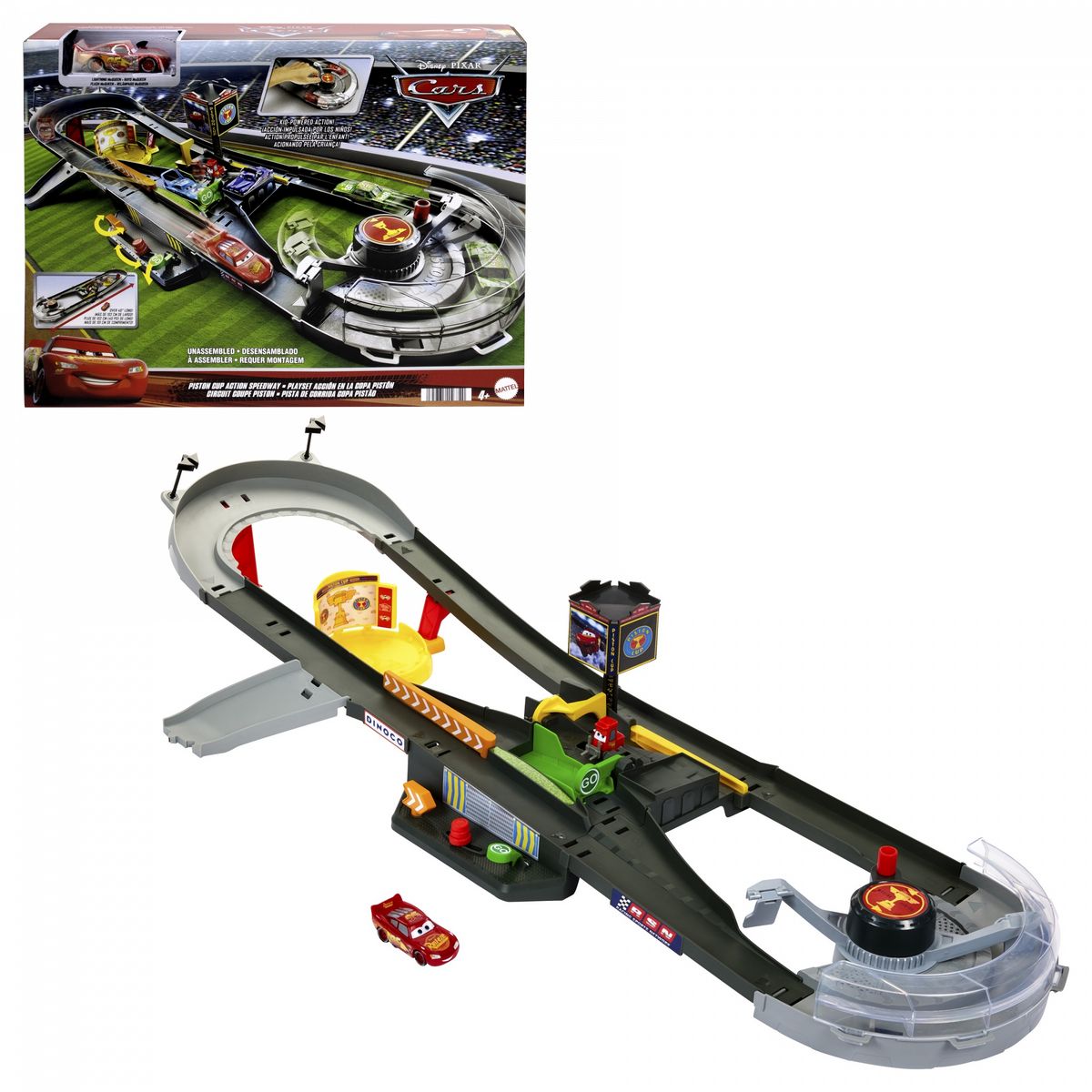 MATTEL Circuit de course Piston Cup