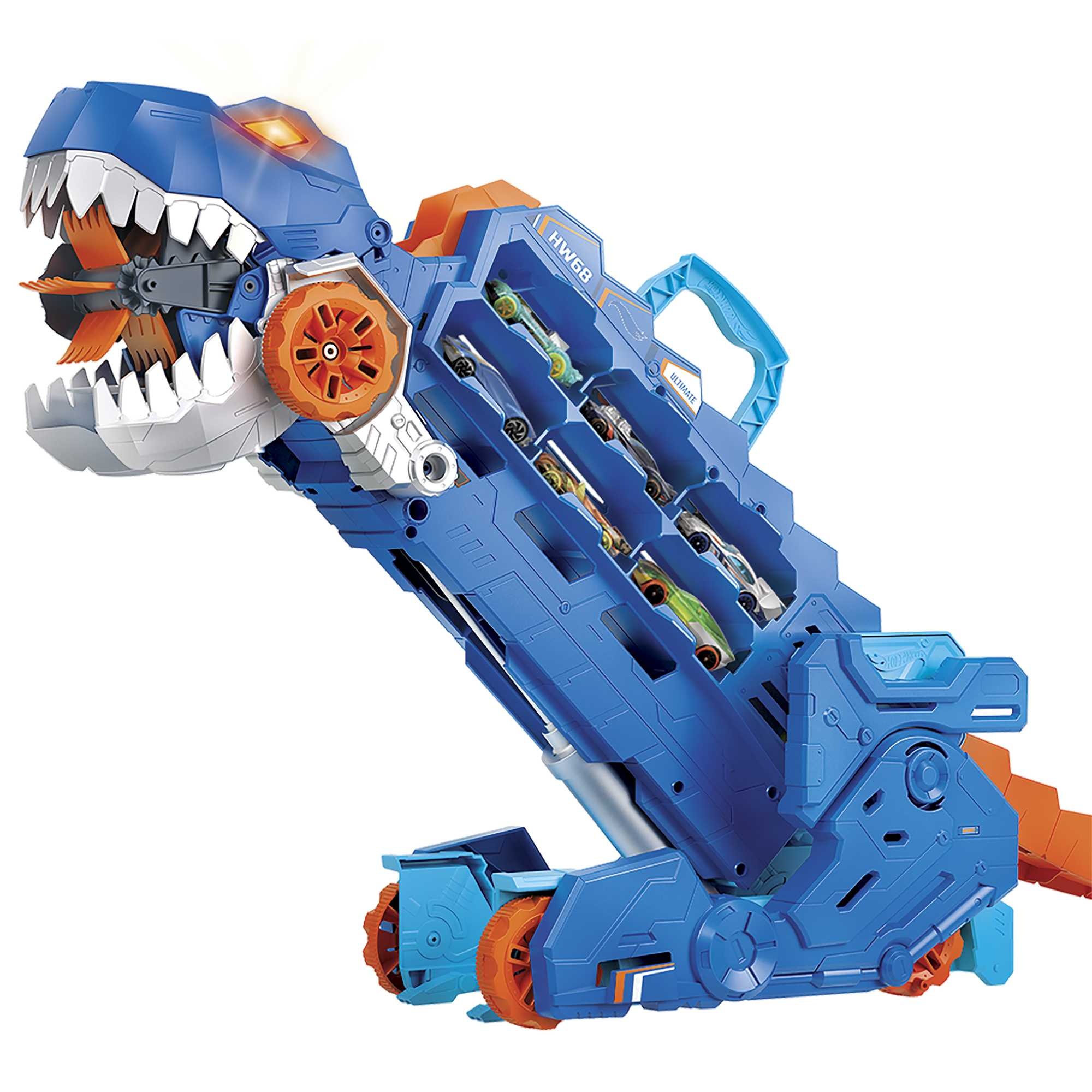 Voir la diapositive 5 : MATTEL Méga Transporteur Dino - Hot Wheels