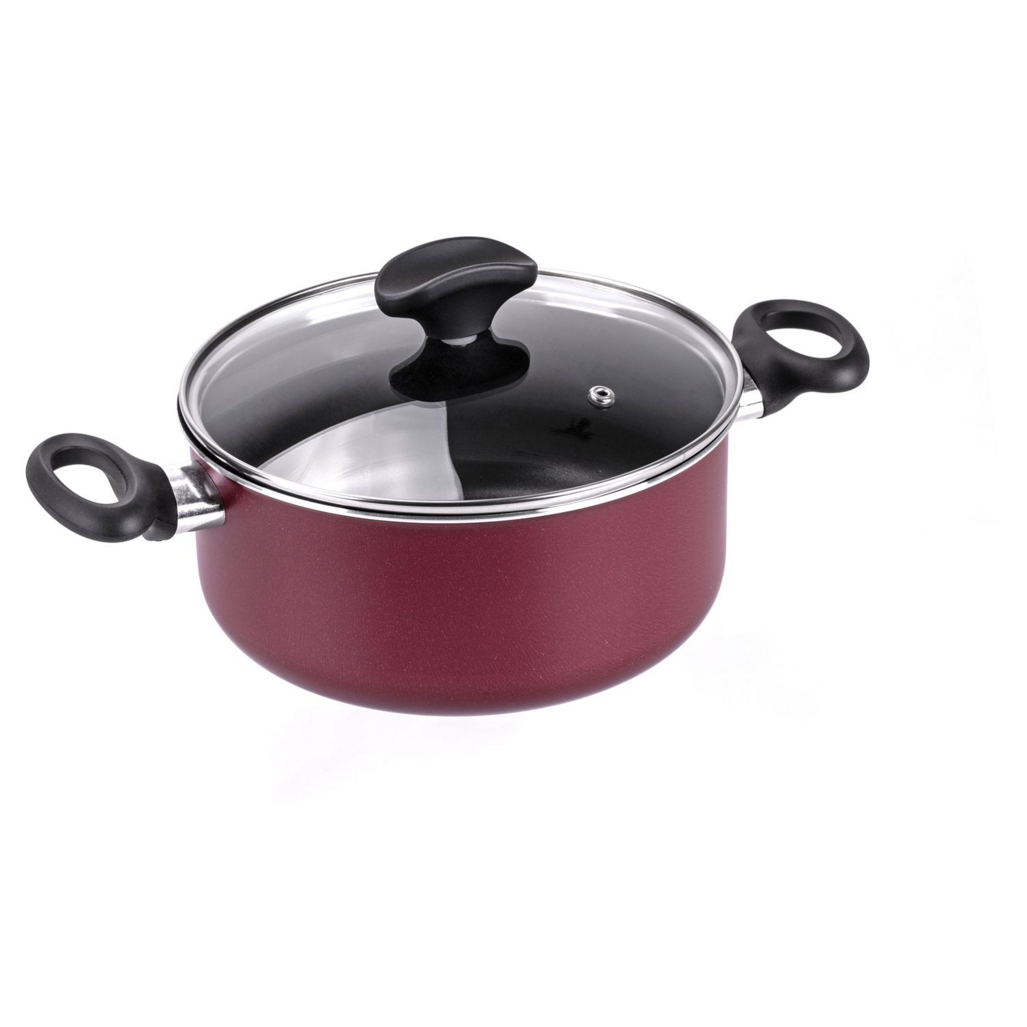 ACTUEL Faitout aluminium 20 cm - Rouge