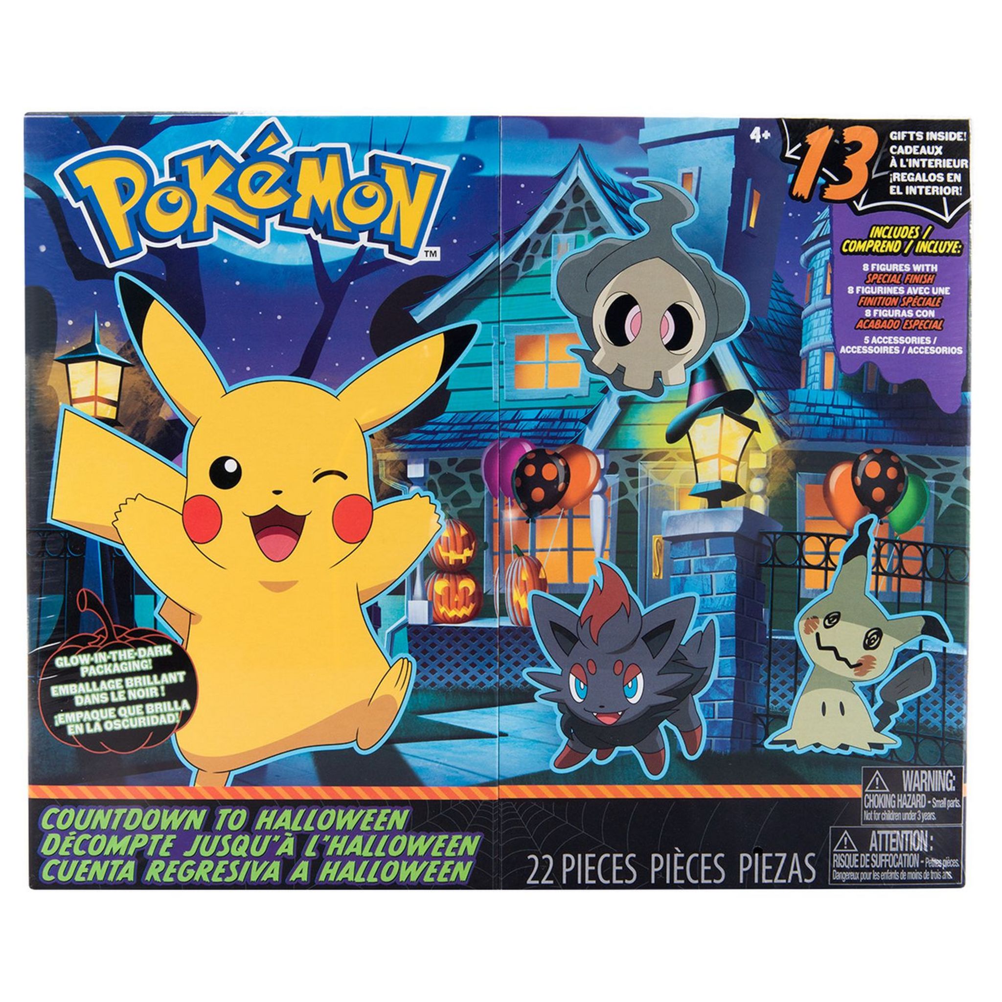 Voir la diapositive 4 : POKEMON Calendrier Avent Figurines Pokémon Halloween