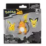 BANDAI Pack Figurines Pokemon Evolution - Pikachu & Raichu