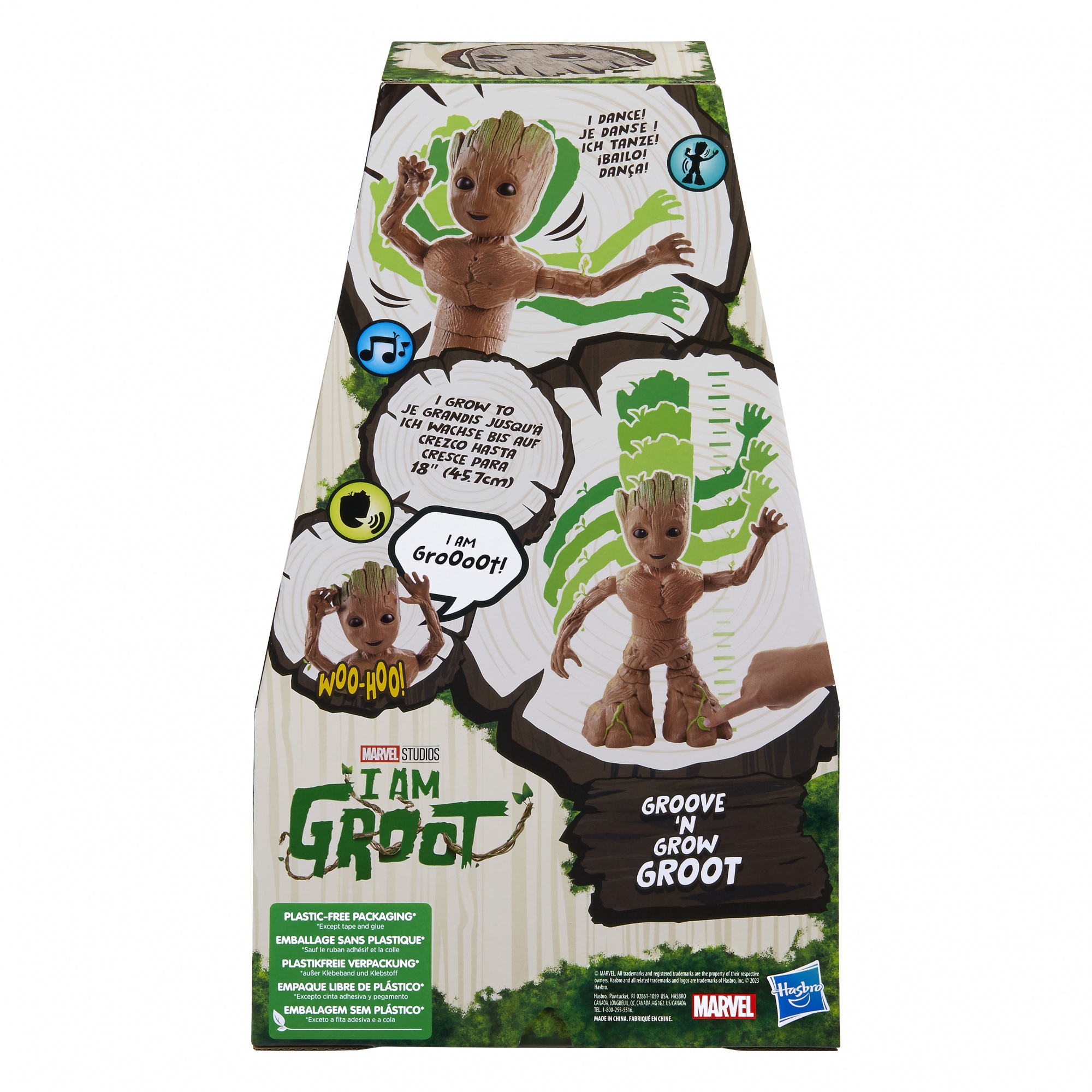 Voir la diapositive 2 : HASBRO Figurine Groot Dansante : Le gardien De La Galaxie