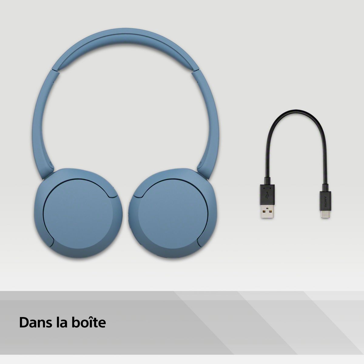 SONY Casque WH CH520 - Bleu