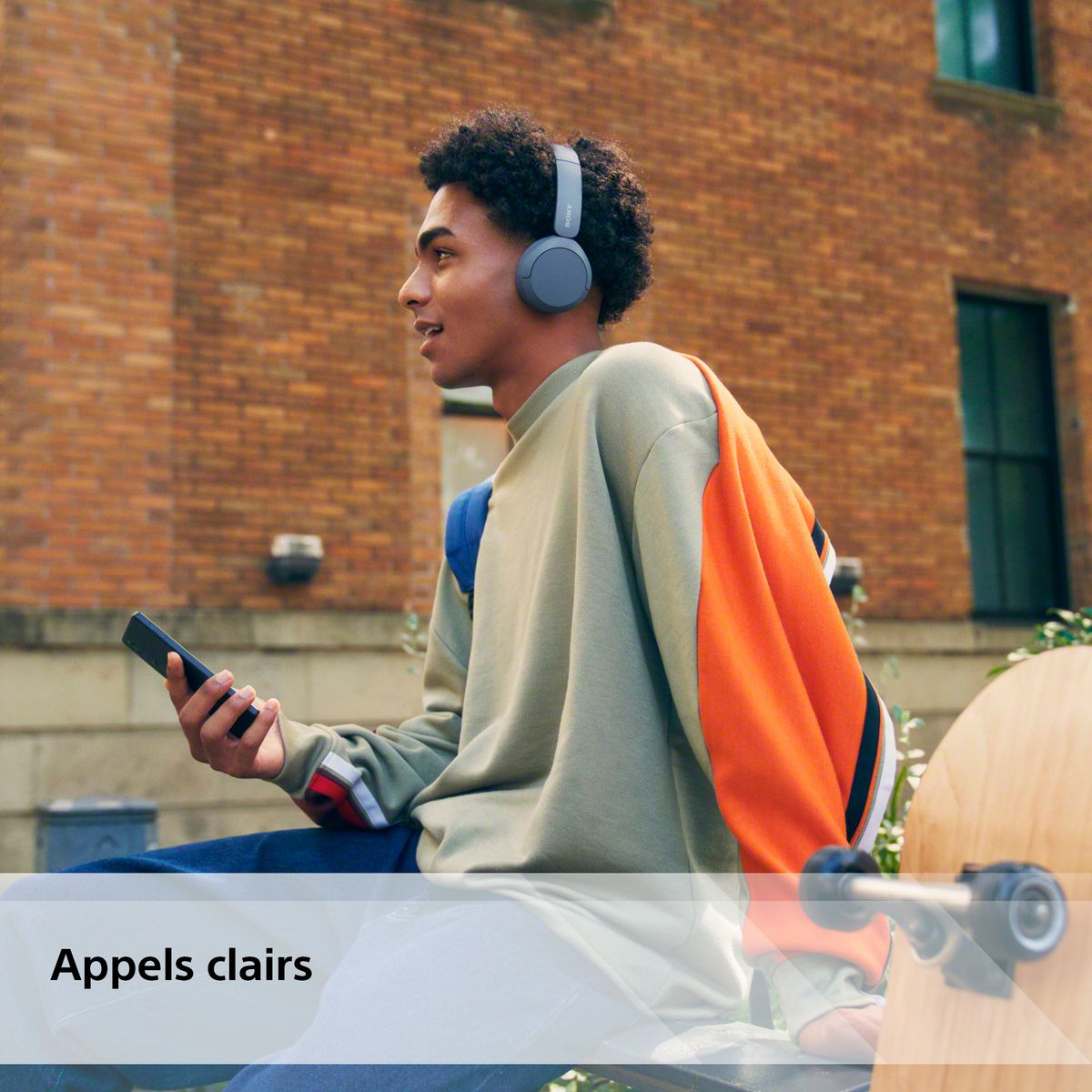 SONY Casque WH CH520 - Bleu