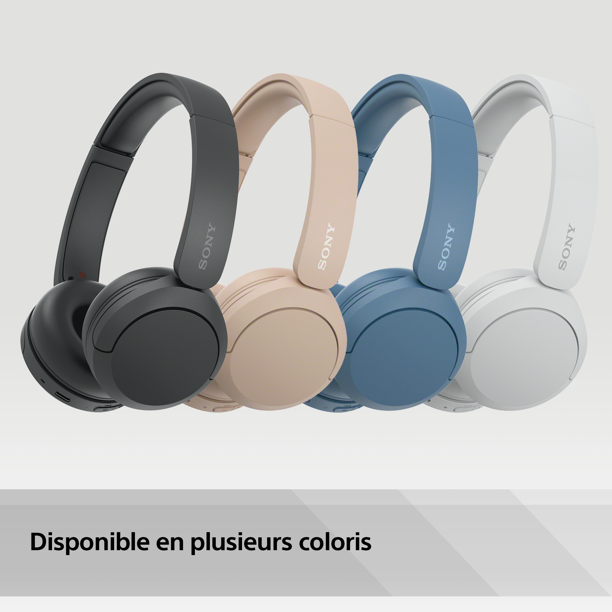 Voir la diapositive 8 : SONY Casque WH CH520 - Bleu