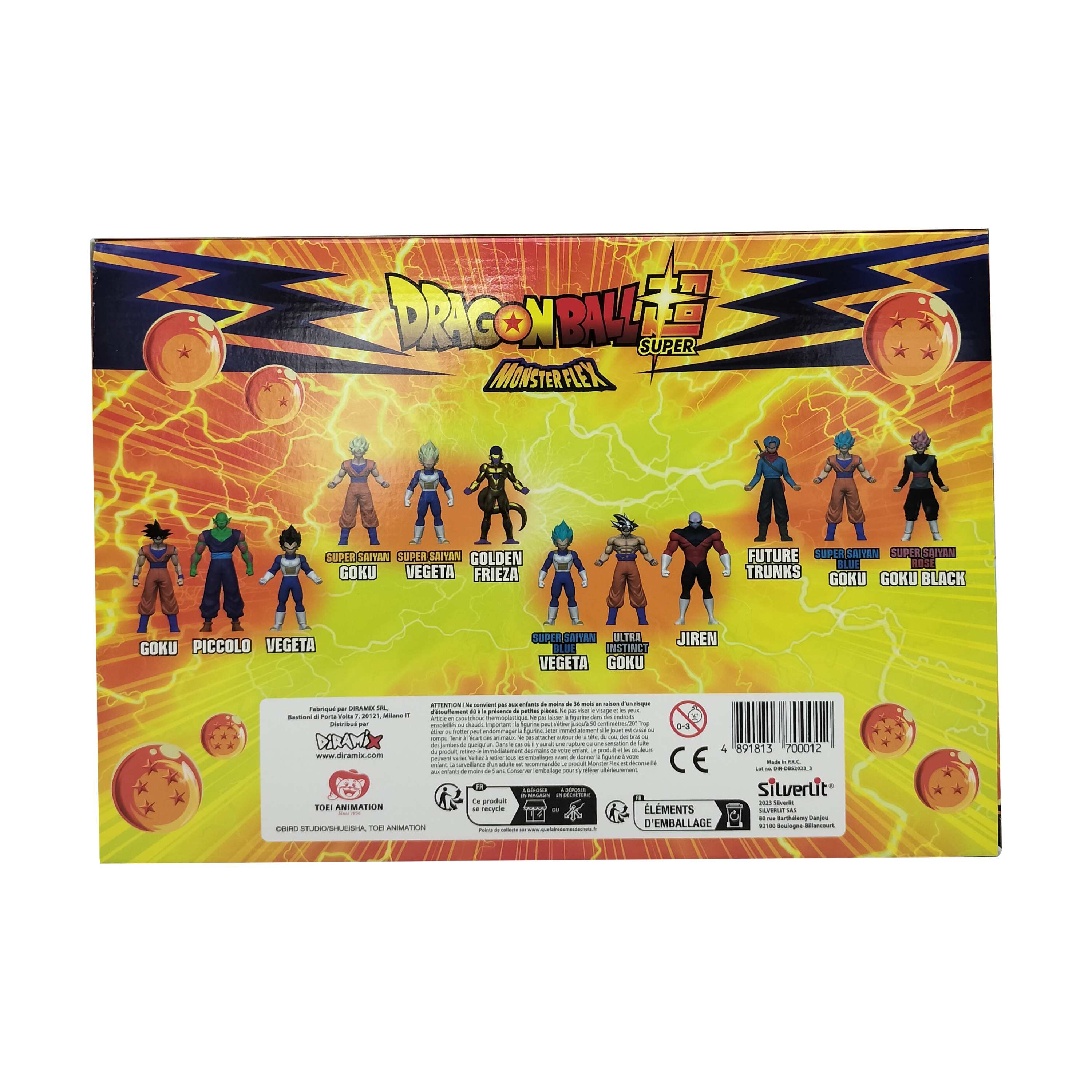 Voir la diapositive 10 : SILVERLIT Pack de 3 figurines Monster Flex Dragon Ball