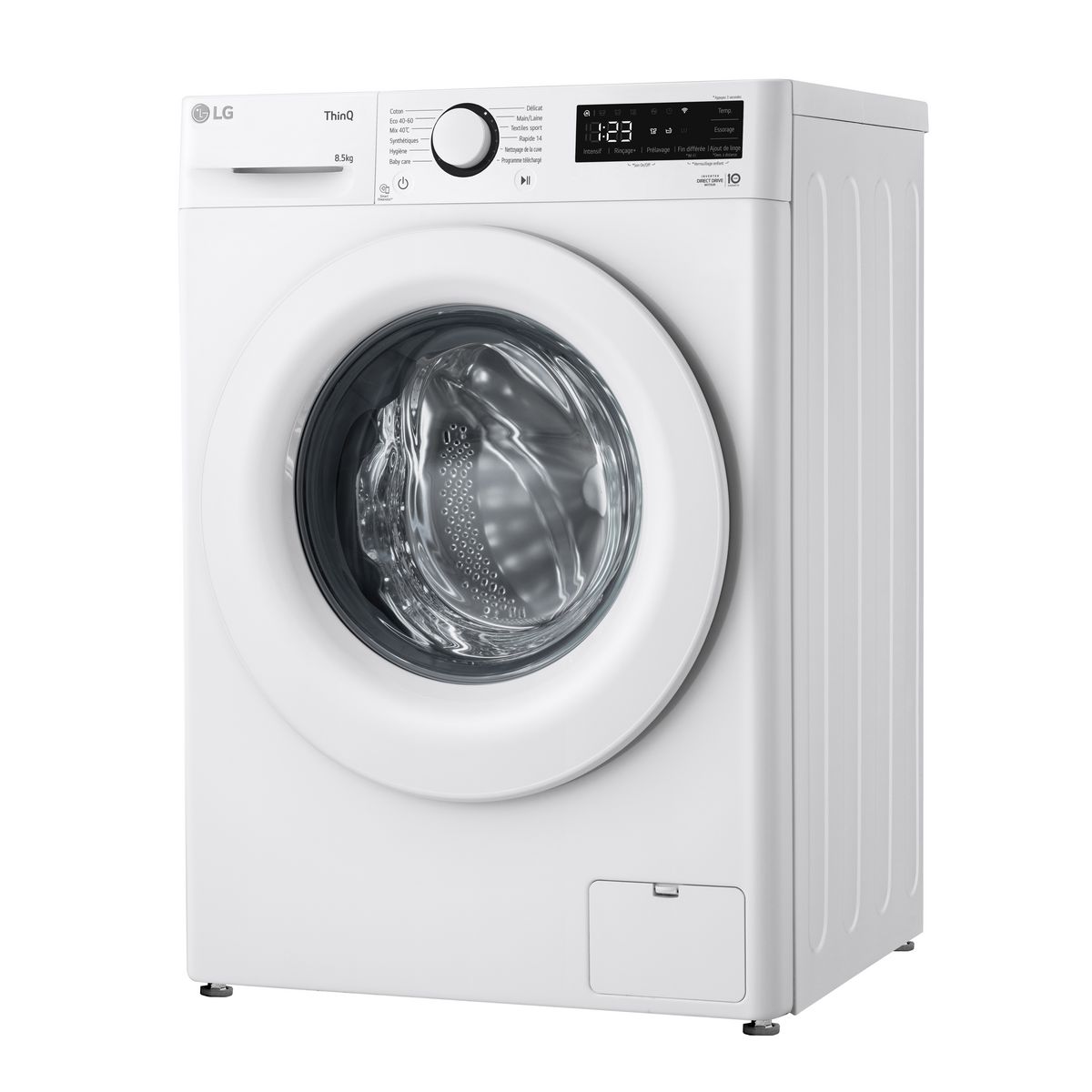 LG Lave linge hublot à induction F82AV33WH, 8.5 Kg, 1200 T/min, A