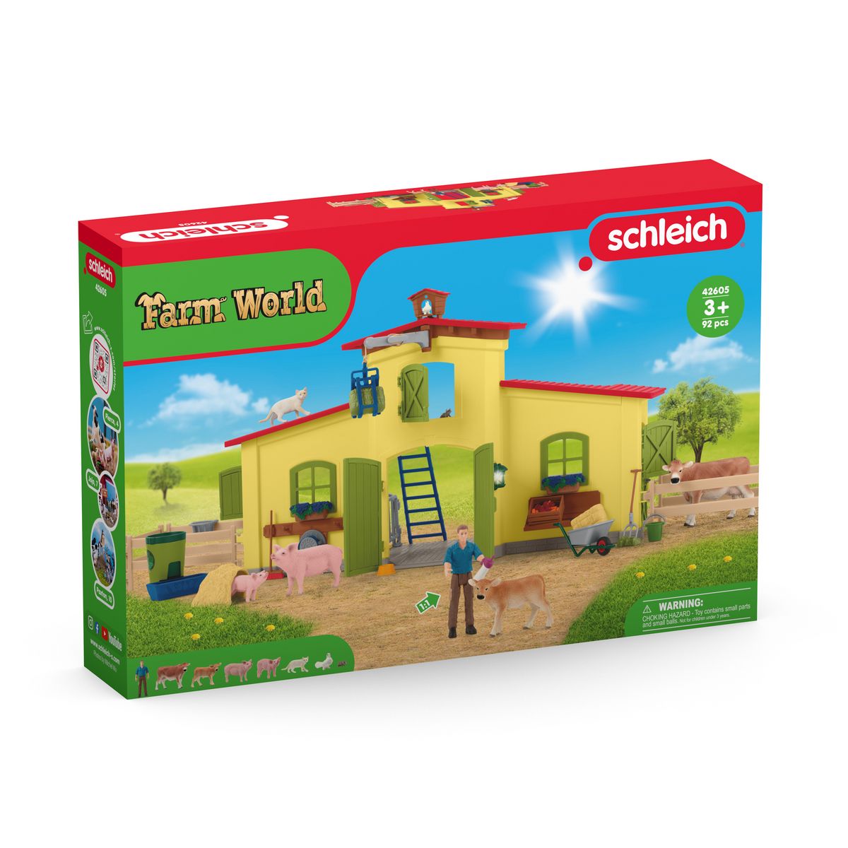 SCHLEICH Coffret Figurines Ferme éducative