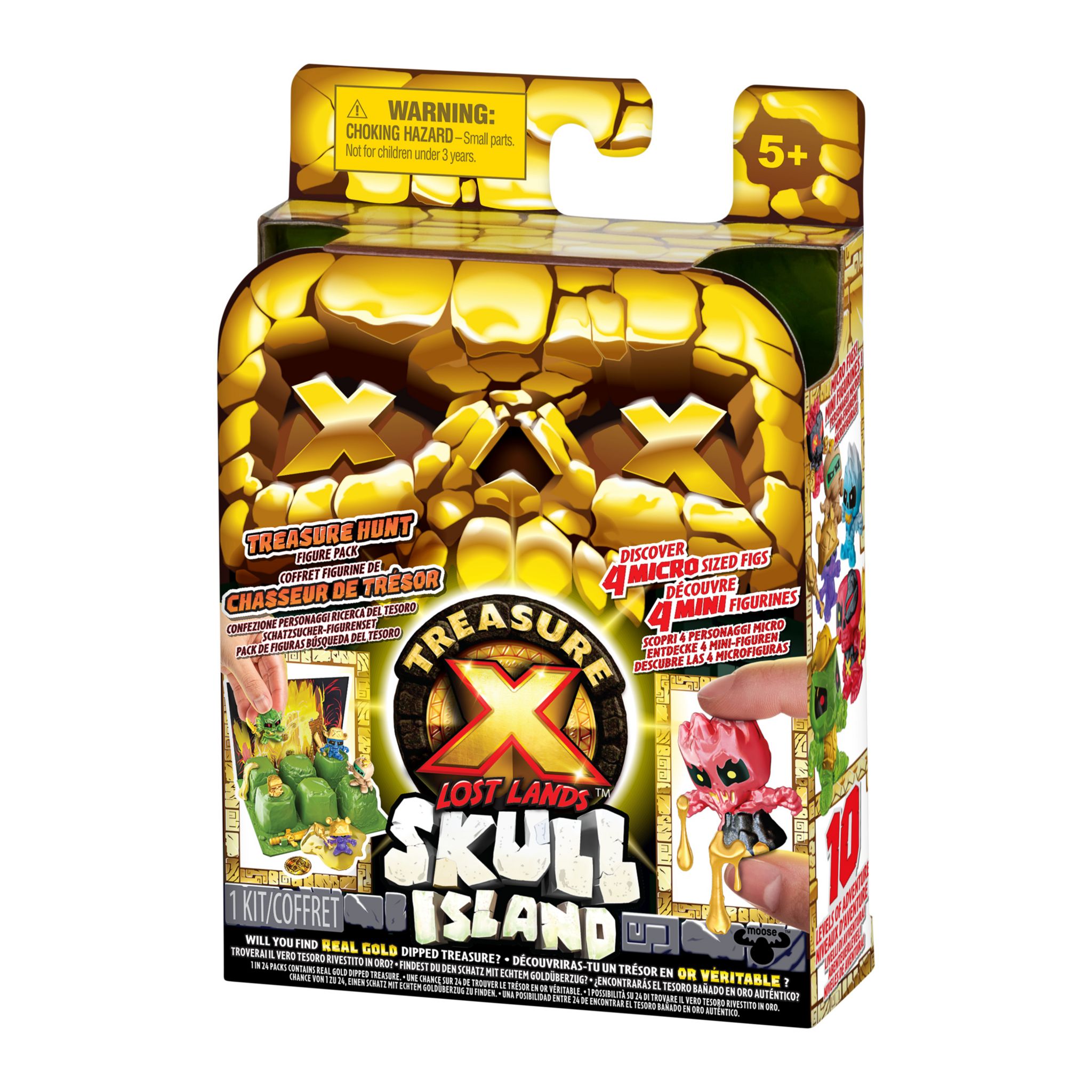 Voir la diapositive 5 : MOOSE Trésor X Lost Lands Skull Island : Coffret figurine de chasseur de trésor