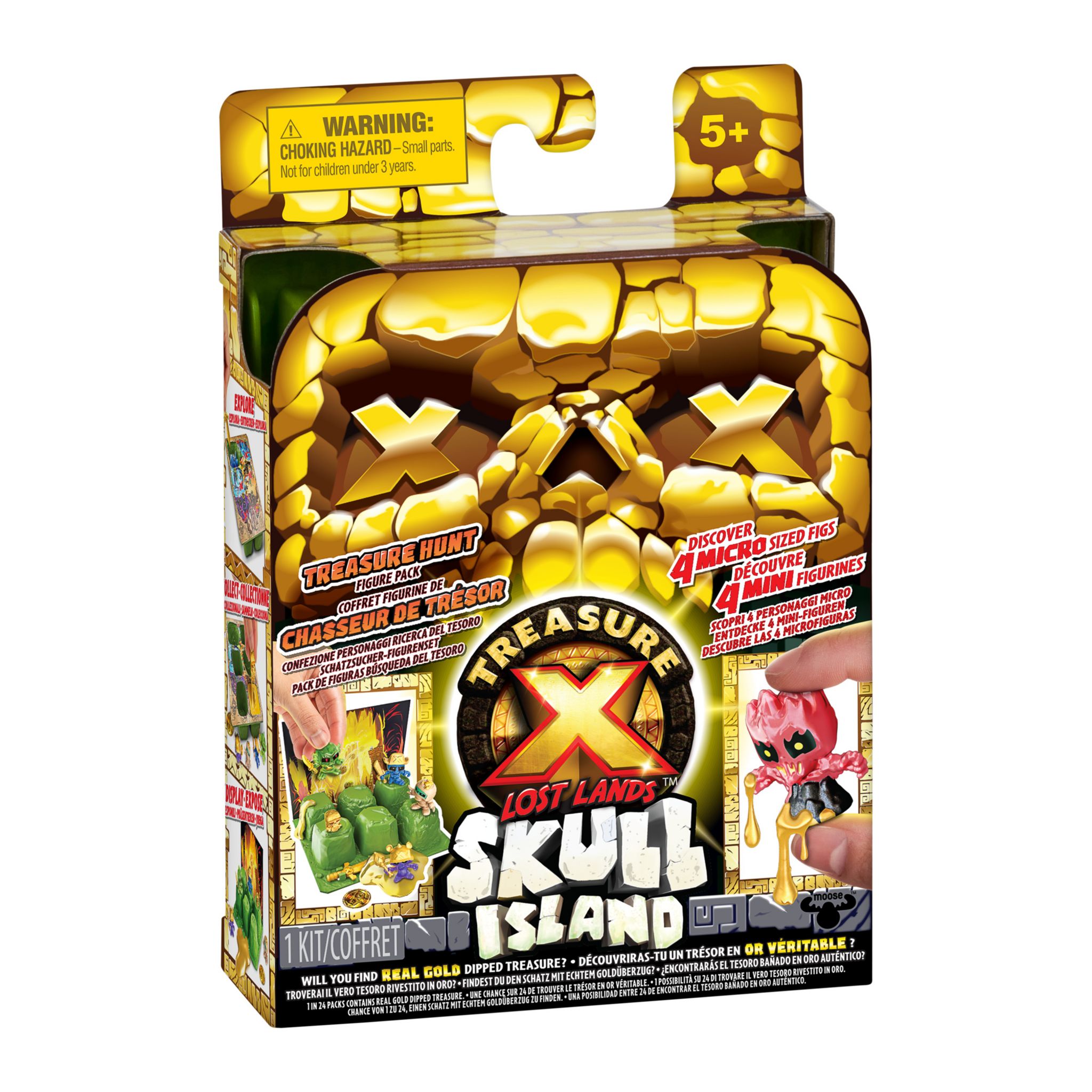 Voir la diapositive 6 : MOOSE Trésor X Lost Lands Skull Island : Coffret figurine de chasseur de trésor