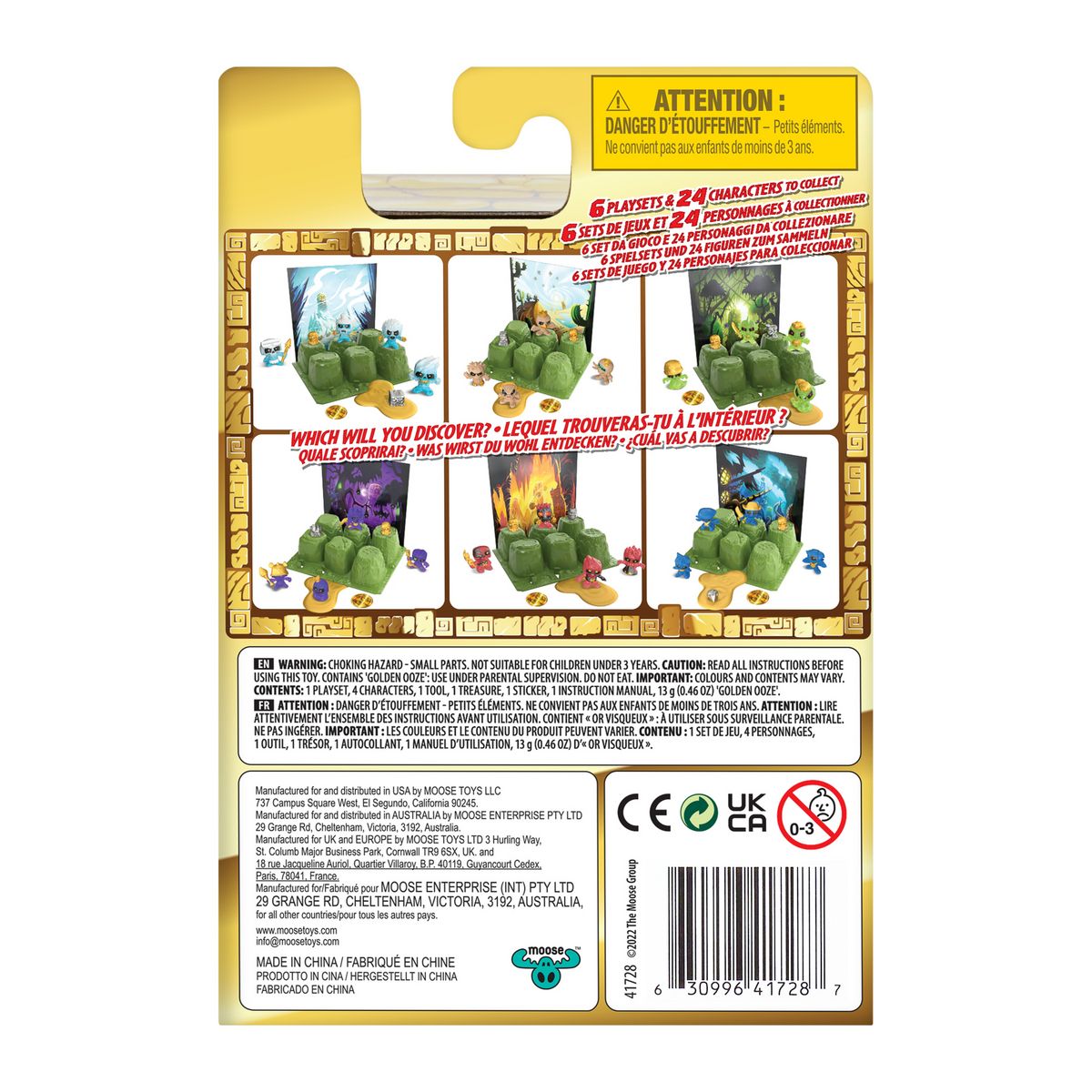 MOOSE Trésor X Lost Lands Skull Island : Coffret figurine de chasseur de trésor