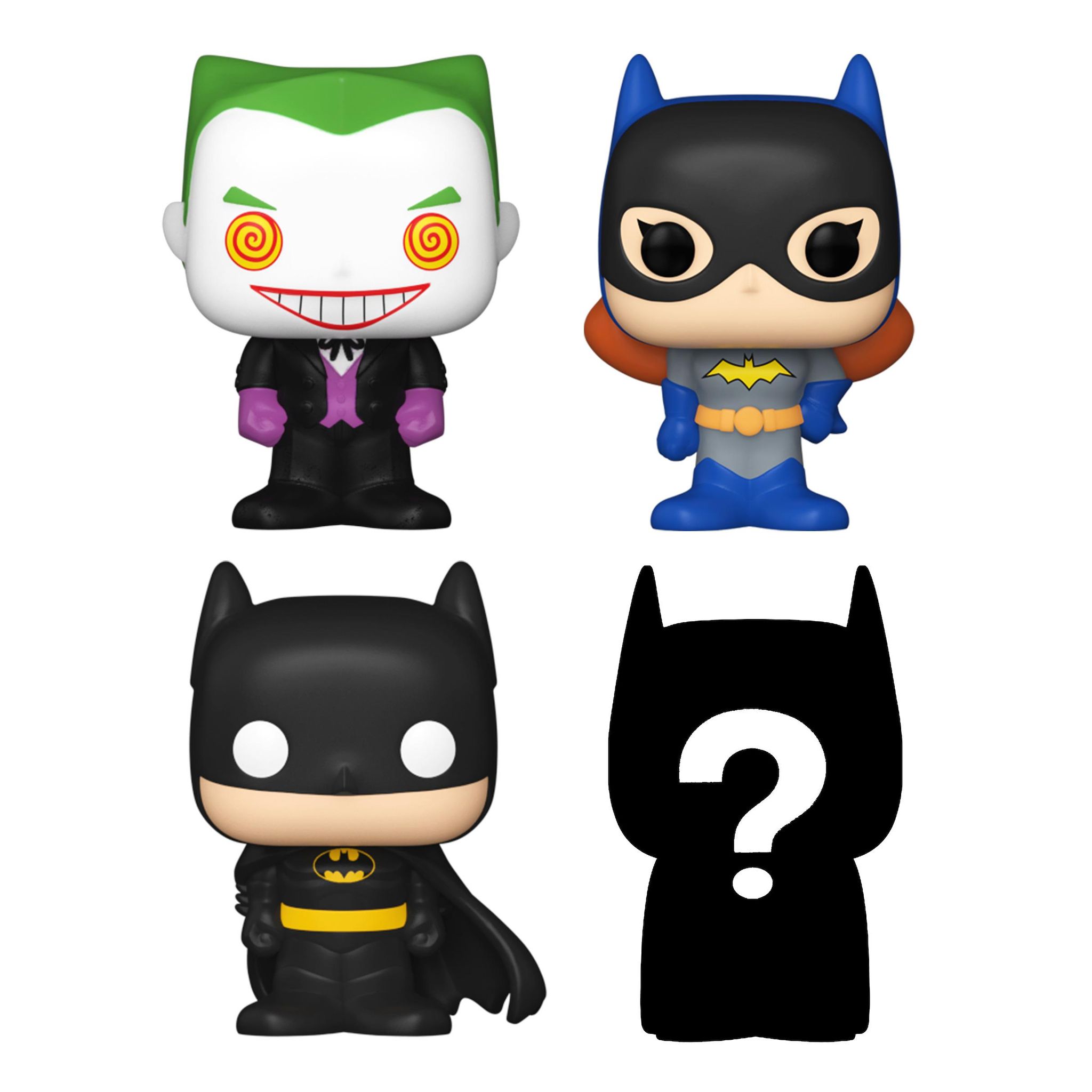 Voir la diapositive 2 : FUNKO Pack de 4 figurines Bitty Pop The Joker DC