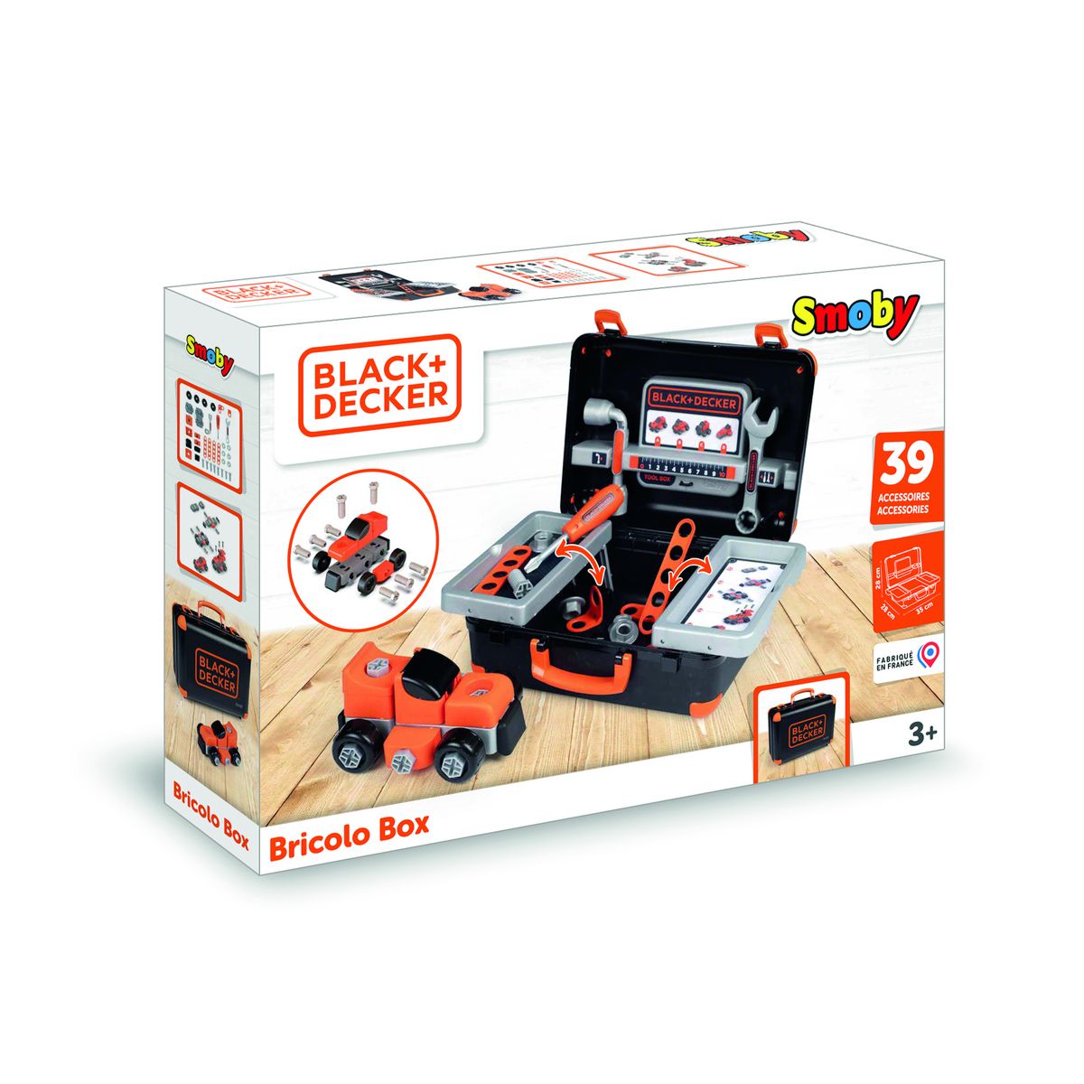 SMOBY Ma Bricolo Box  Black + Decker