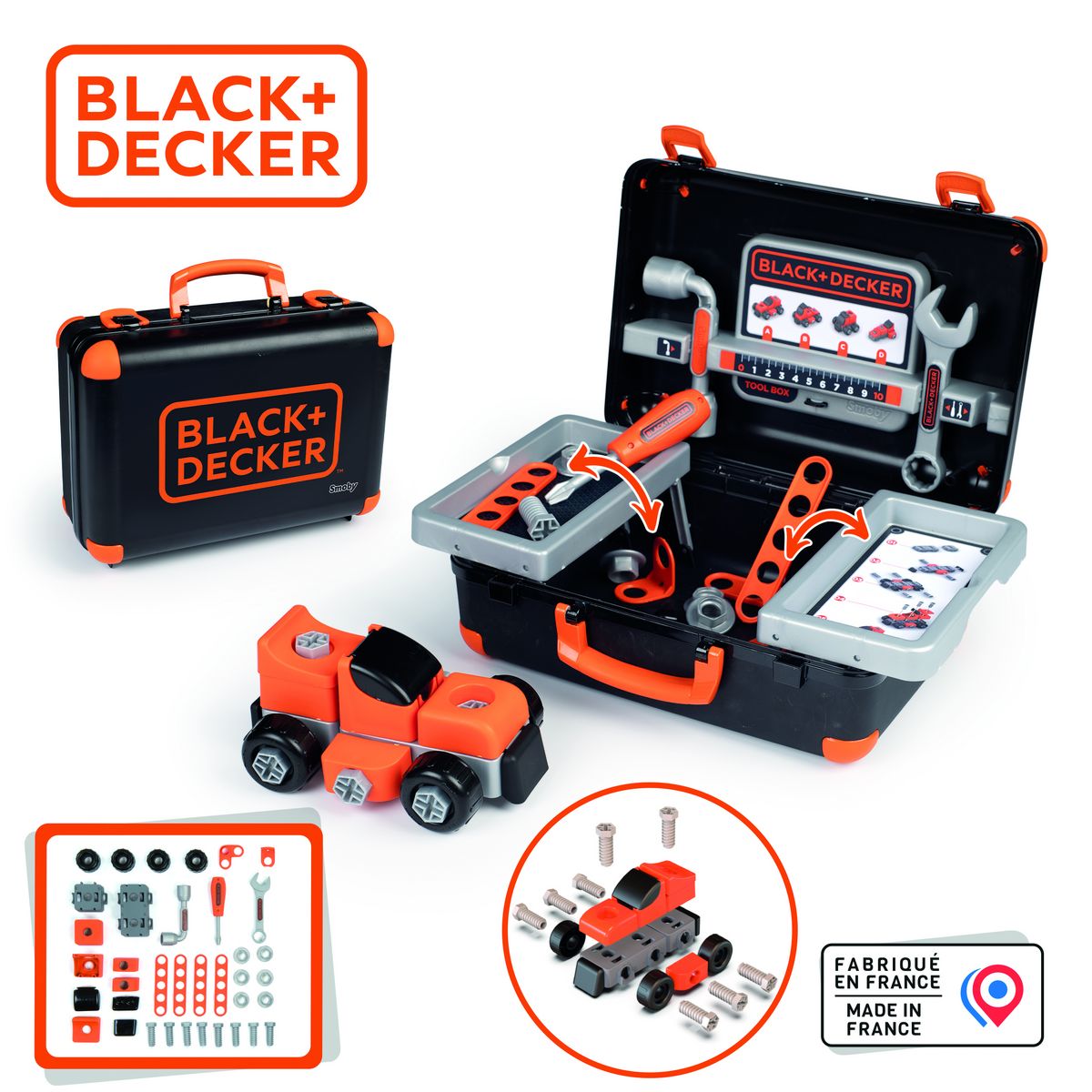 SMOBY Ma Bricolo Box  Black + Decker