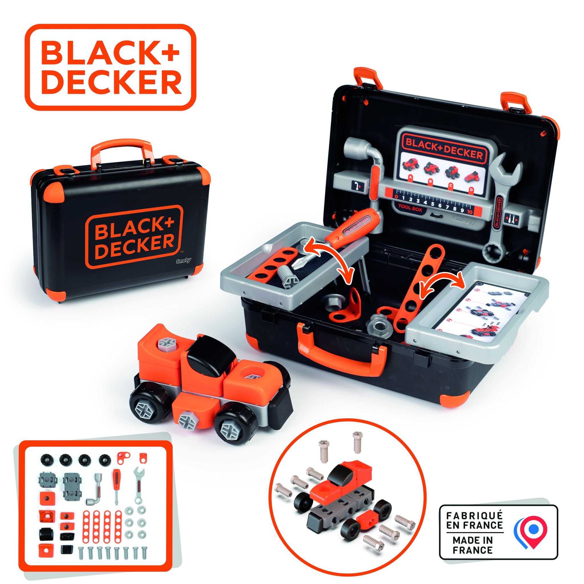Voir la diapositive 7 : SMOBY Ma Bricolo Box  Black + Decker
