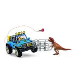 PLAYMOBIL Figurine Voiture Tout Terrain Avec Avant Poste Dino