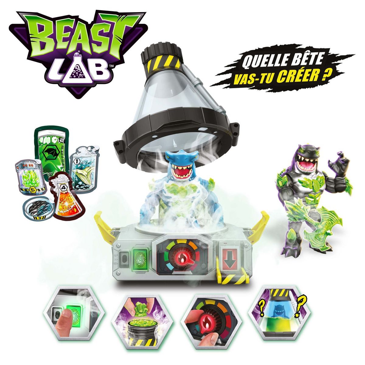 MOOSE Coffret Beast Lab : Expérimente et crée ton monstre