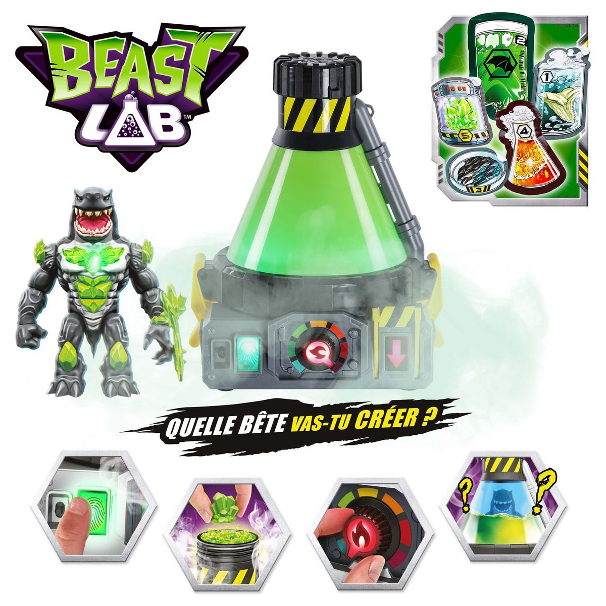 MOOSE Coffret Beast Lab : Expérimente et crée ton monstre