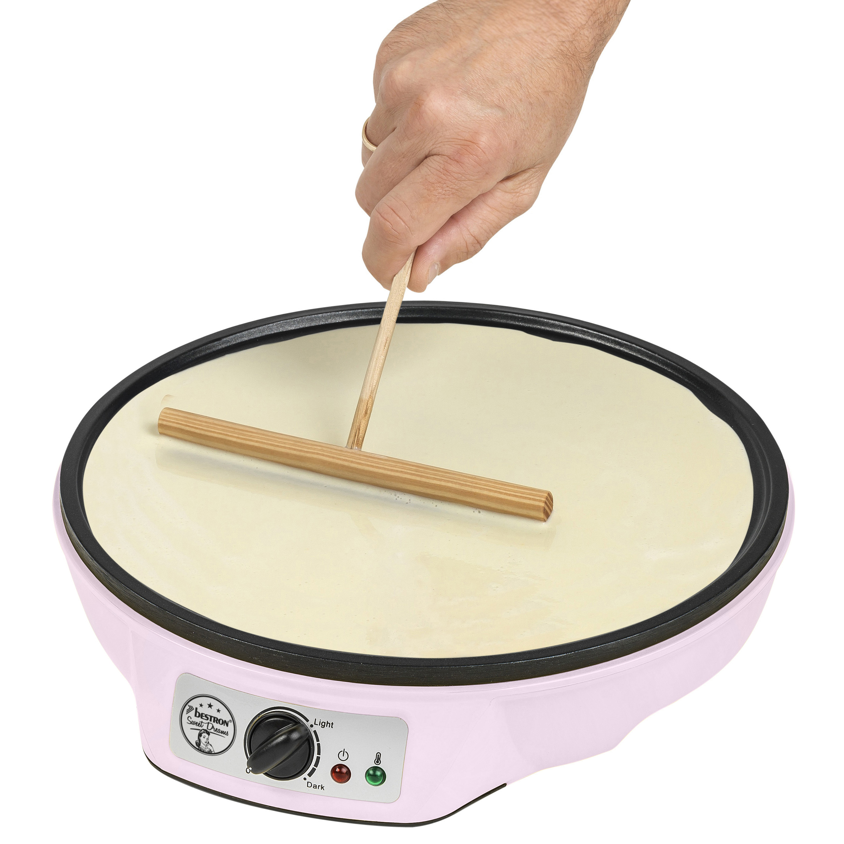 Voir la diapositive 4 : BESTRON Crêpière ASW602P - Rose