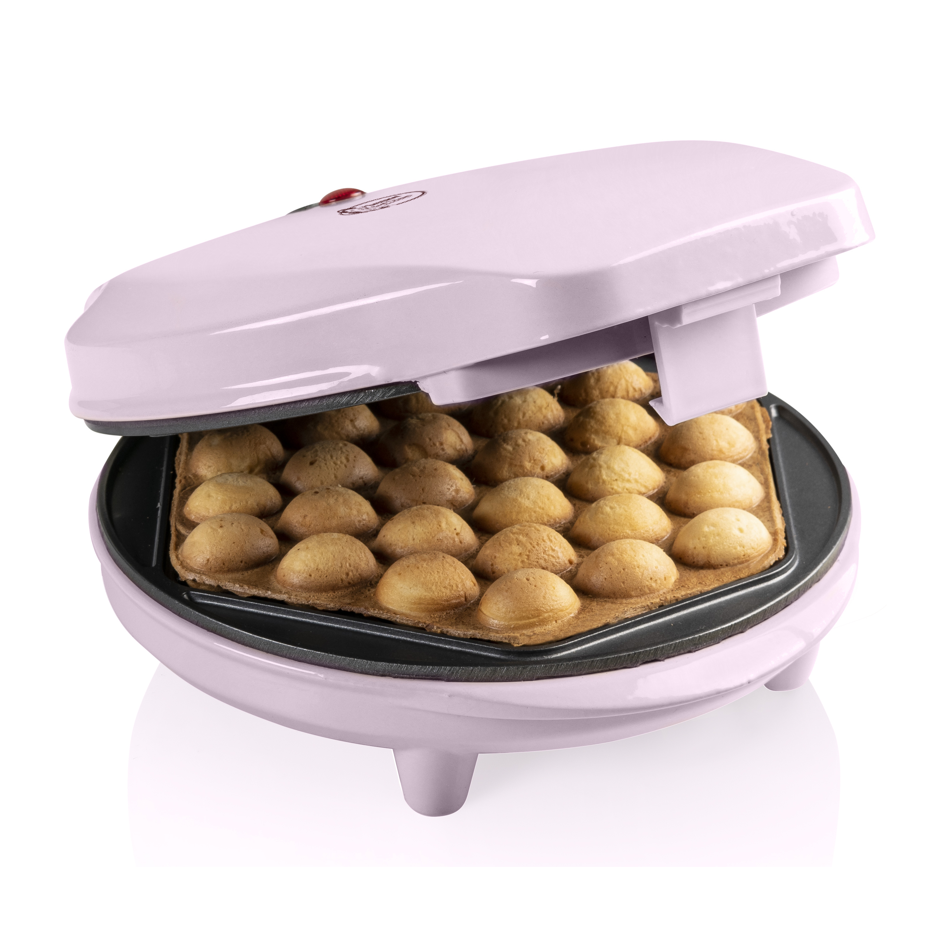 Voir la diapositive 2 : BESTRON Gaufrier à bulles ABWM300P - Rose