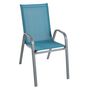 Voir la diapositive 1 : Fauteuil de jardin - Textilène et acier - Crépuscule