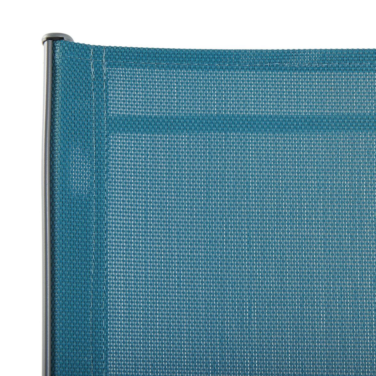 Fauteuil de jardin - Textilène et acier - Crépuscule