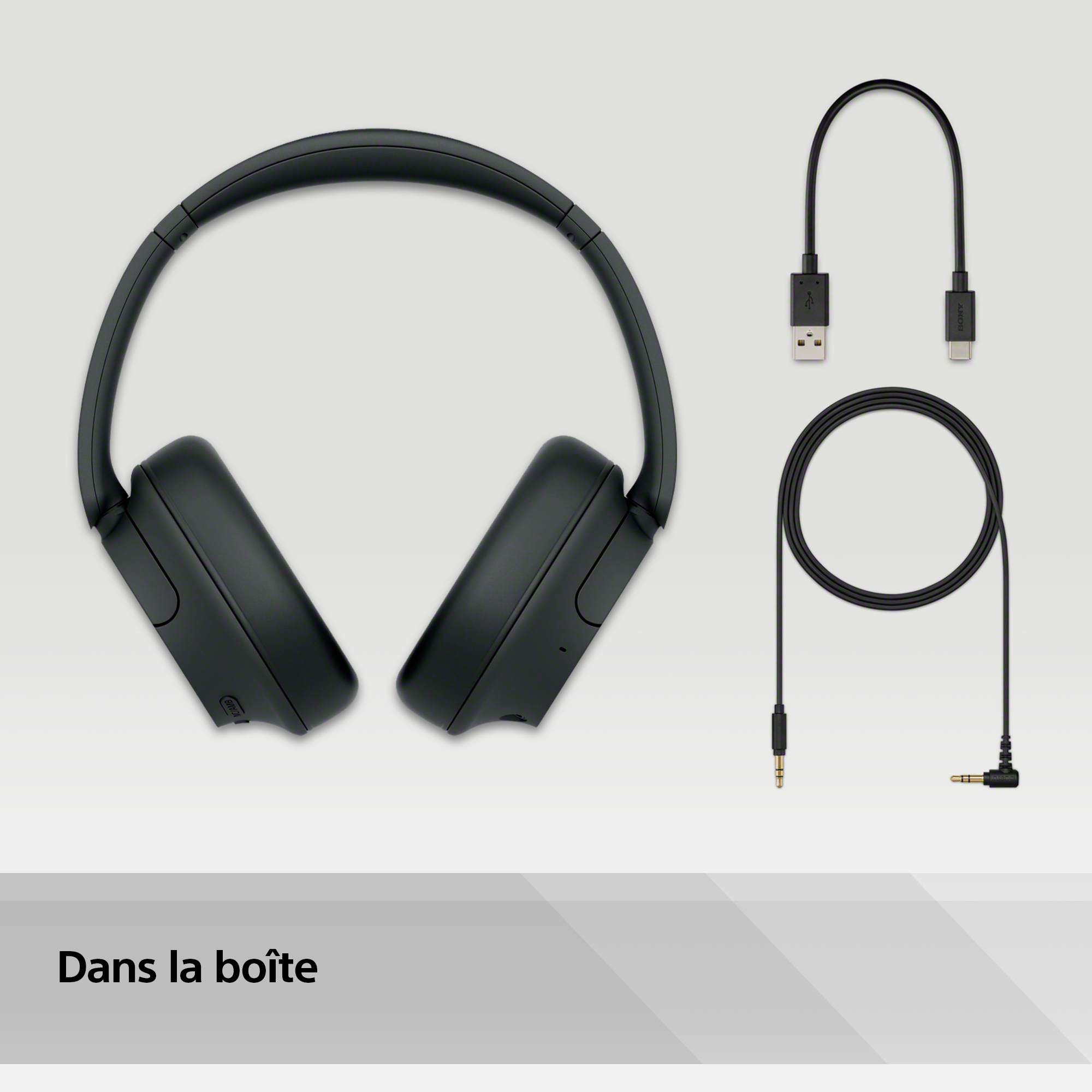 Voir la diapositive 3 : SONY Casque WH CH720 - Noir