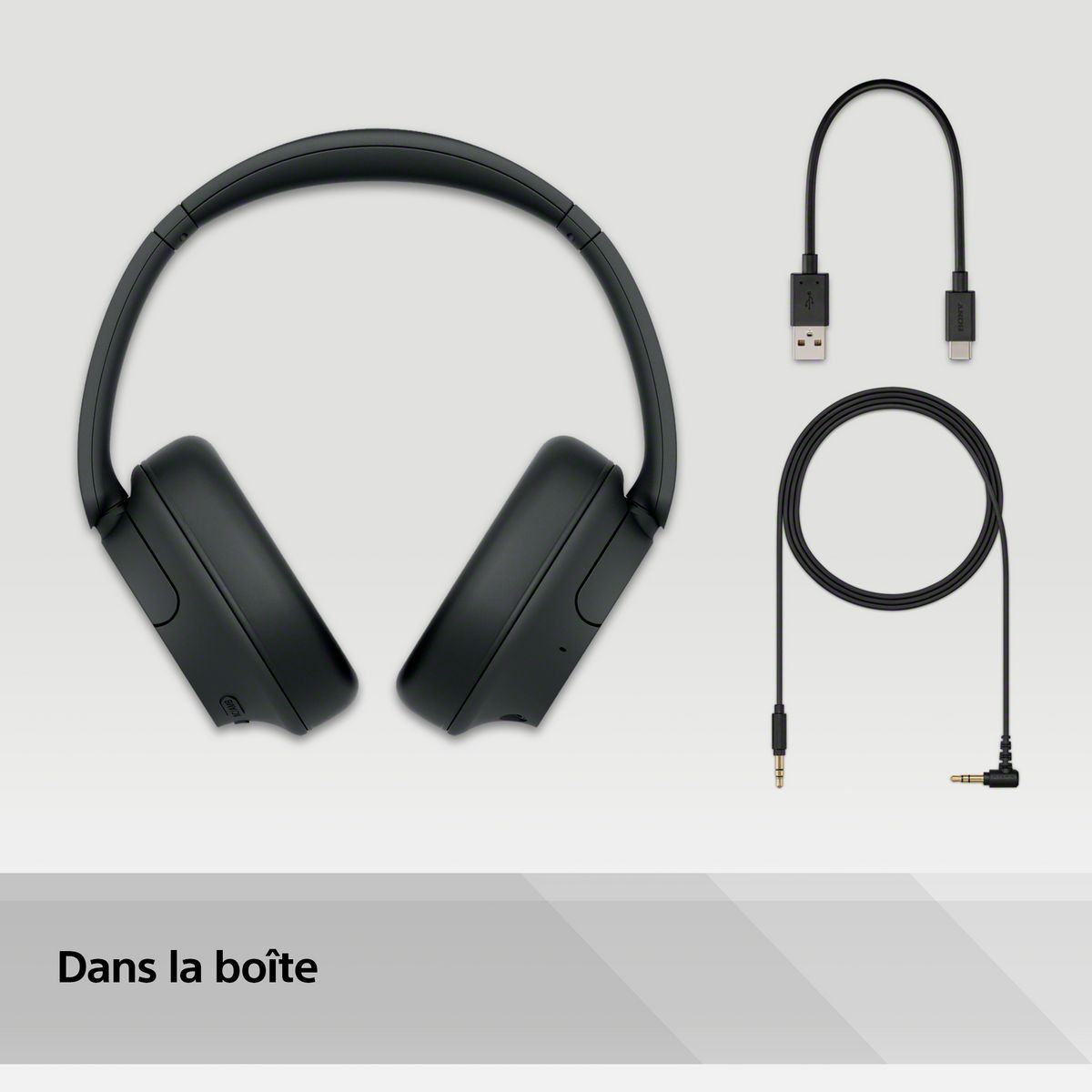SONY Casque WH CH720 - Noir