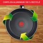 Voir la diapositive 4 : TEFAL Poêle 22cm tous feux dont induction RECYCOOK
