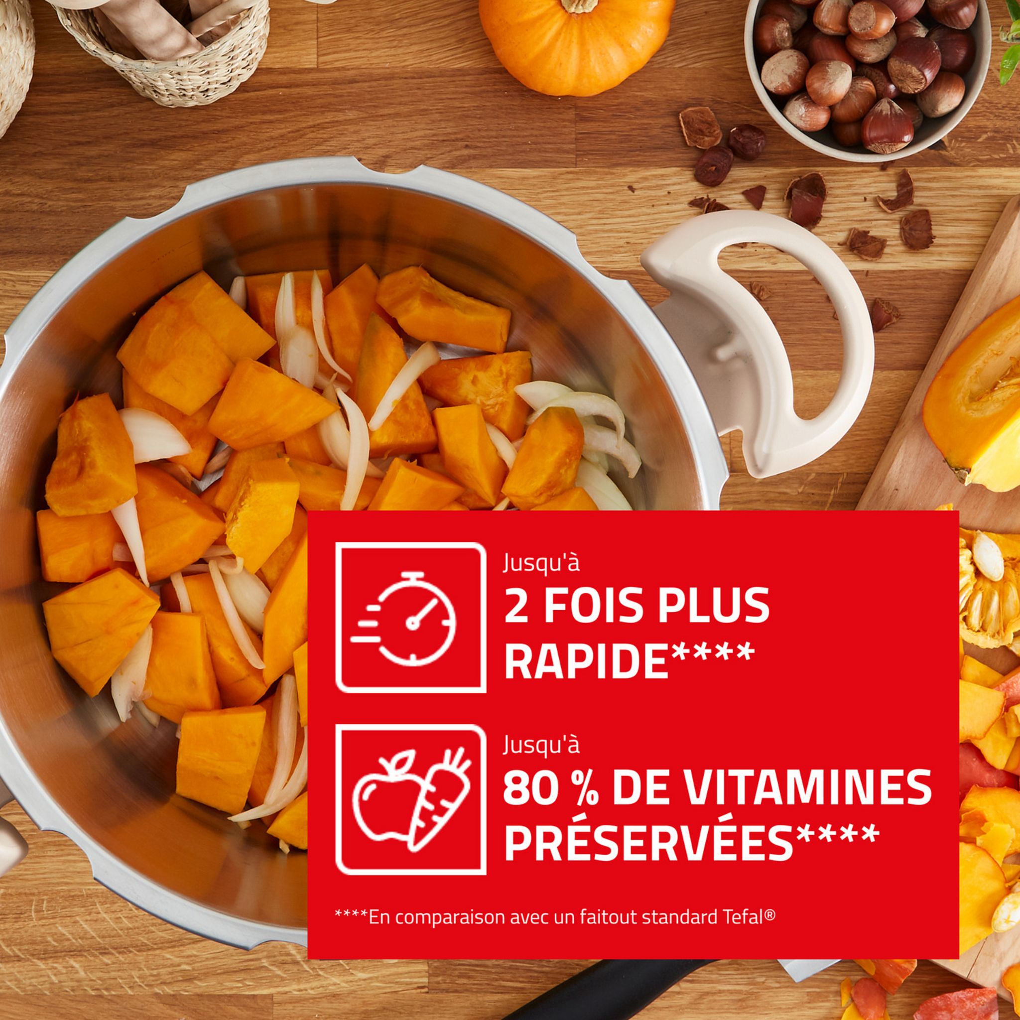 Voir la diapositive 3 : TEFAL Autocuiseur 7,5 litres CLIPSO MINUTE RECYCOOK