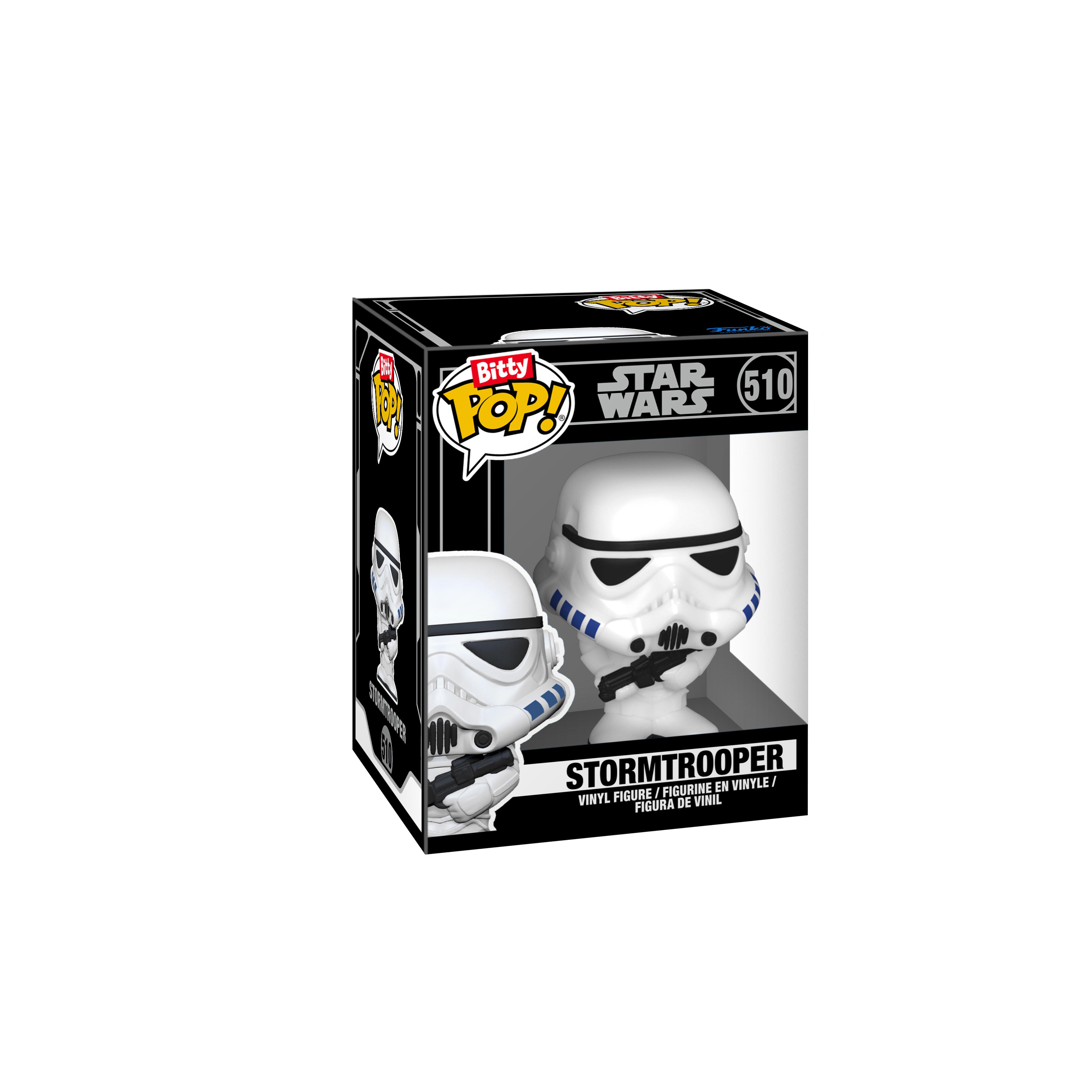 Voir la diapositive 3 : FUNKO Pack de 4 figurines Bitty Pop Star Wars Dark Vador