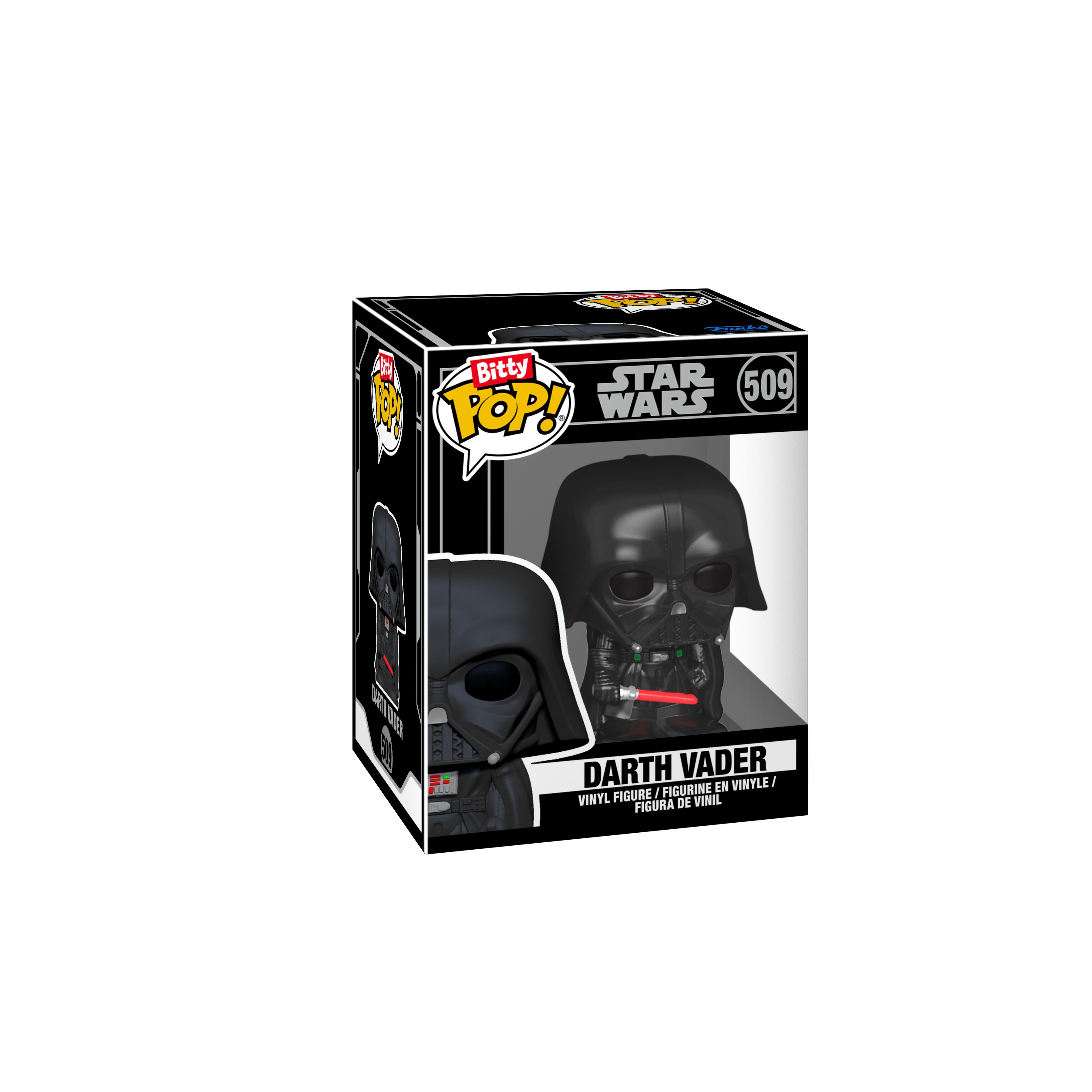 Voir la diapositive 4 : FUNKO Pack de 4 figurines Bitty Pop Star Wars Dark Vador