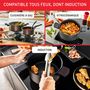 Voir la diapositive 6 : TEFAL Faitout 24cm avec couvercle en verre tous feux dont induction RECYCOOK