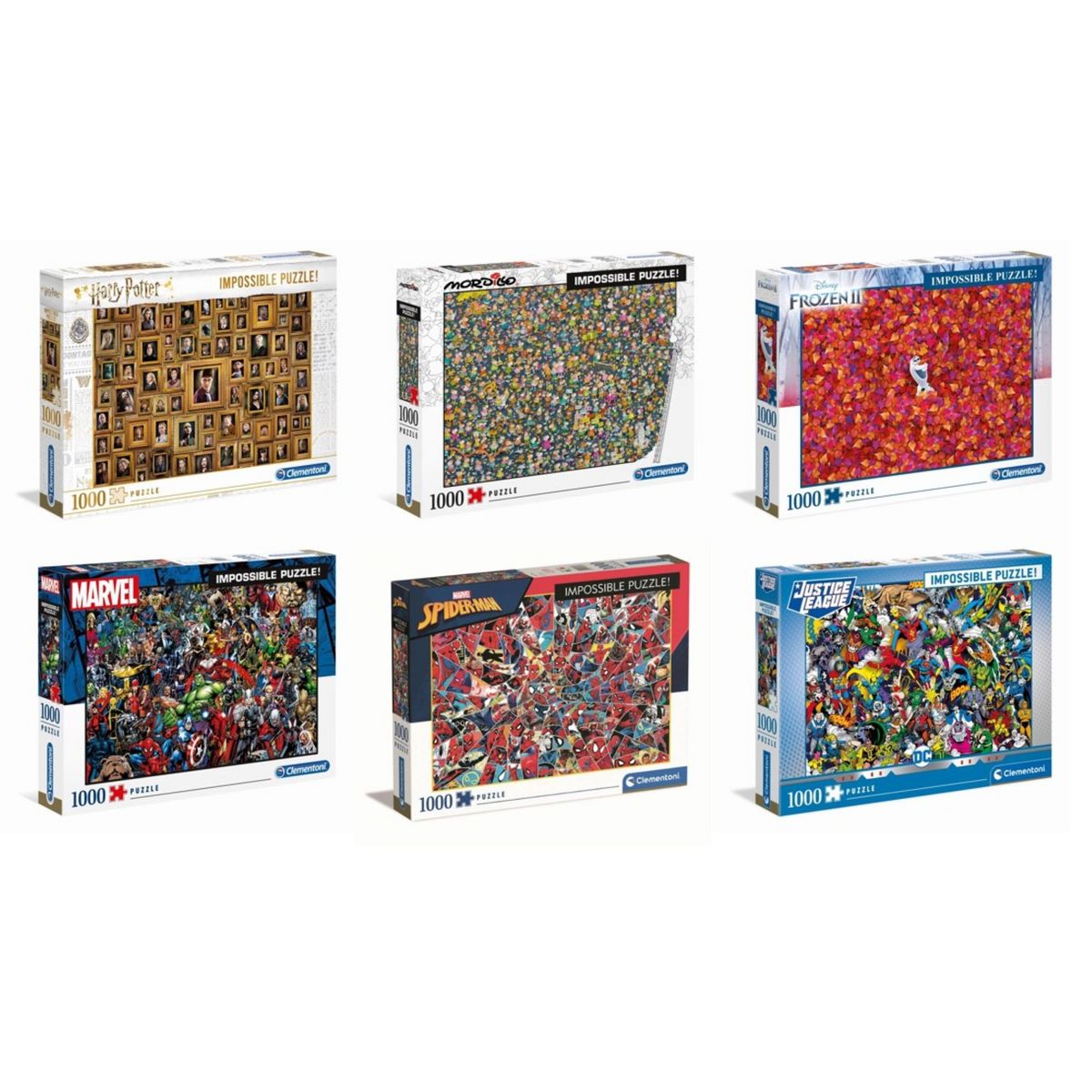 CLEMENTONI Puzzles Collection Impossible 1000 pièces